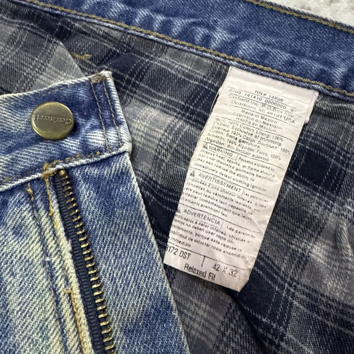 Carhartt Vintage Carhartt Blanket Linen Denim Pants Size US 41 - 16 Thumbnail