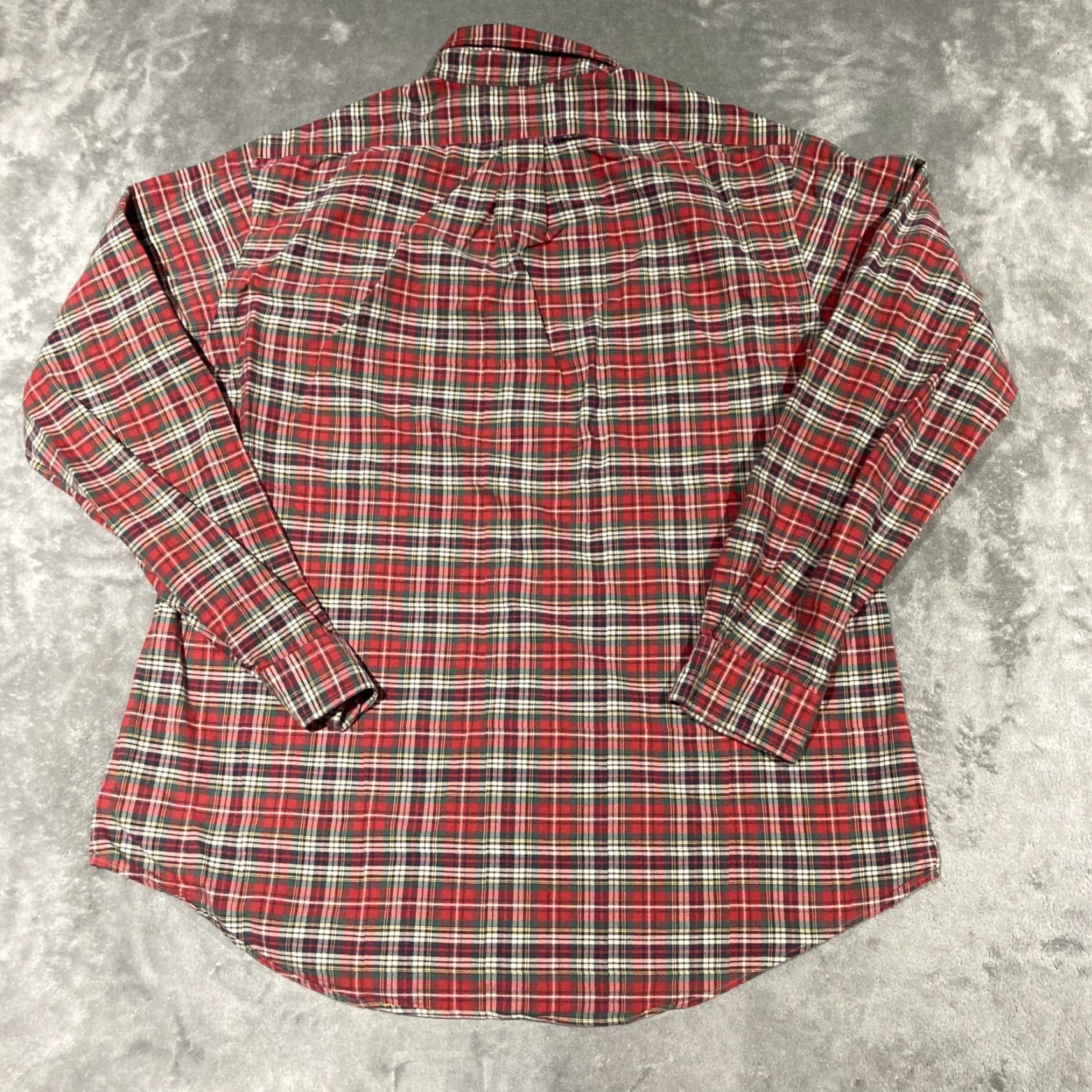 Ralph Lauren Ralph Lauren Custom Fit Shirt Mens XL Long Sleeve Button-Down Embroidered Plaid Size US XL / EU 56 / 4 - 6 Thumbnail