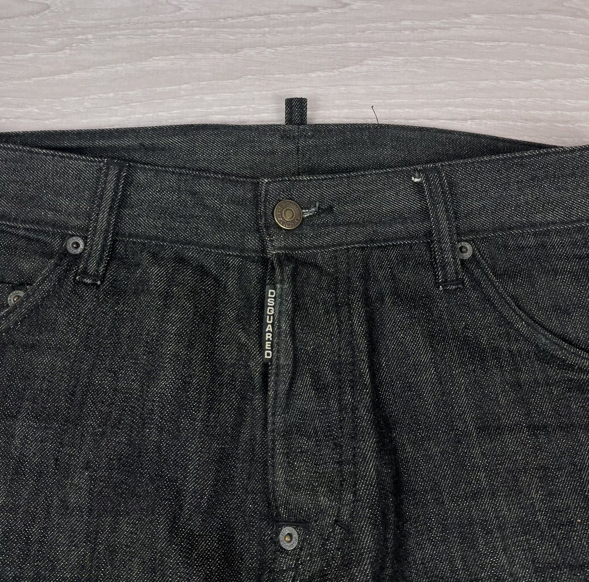 Dsquared2 Dsquared2 Vintage Black Cotton Slim Biker Denim Pants Size US 30 / EU 46 - 7 Thumbnail