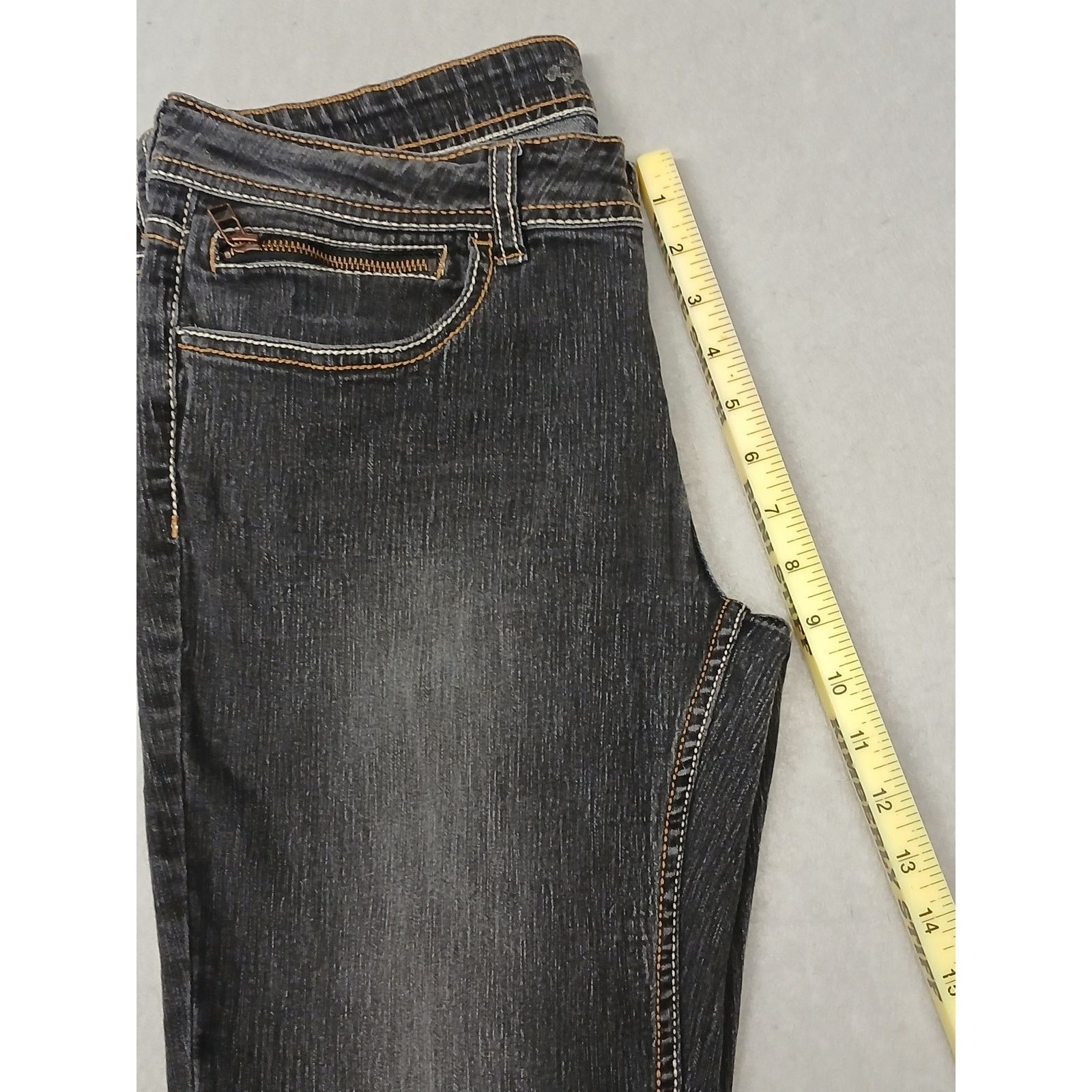 U.S. Polo Assn. U.S. Polo Assn. (10) Straight Boot Cut Black Denim Jeans Size 32" / US 10 / IT 46 - 6 Thumbnail
