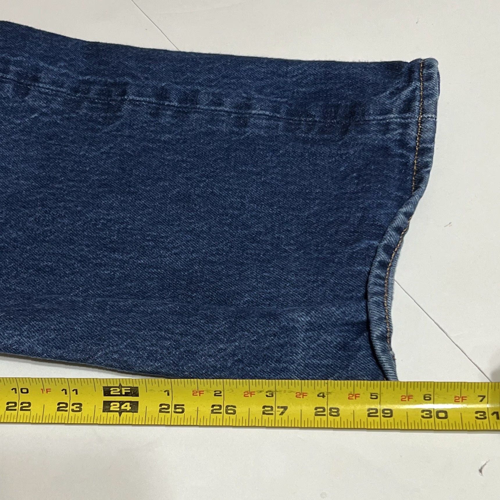 Levi's VINTAGE Levi's 501 Jeans Mens Regular Straight Distressed Blue Denim 42x32 42x29 Button Fly 501 Model Jeans Mens Size US 42 / EU 58 - 6 Thumbnail