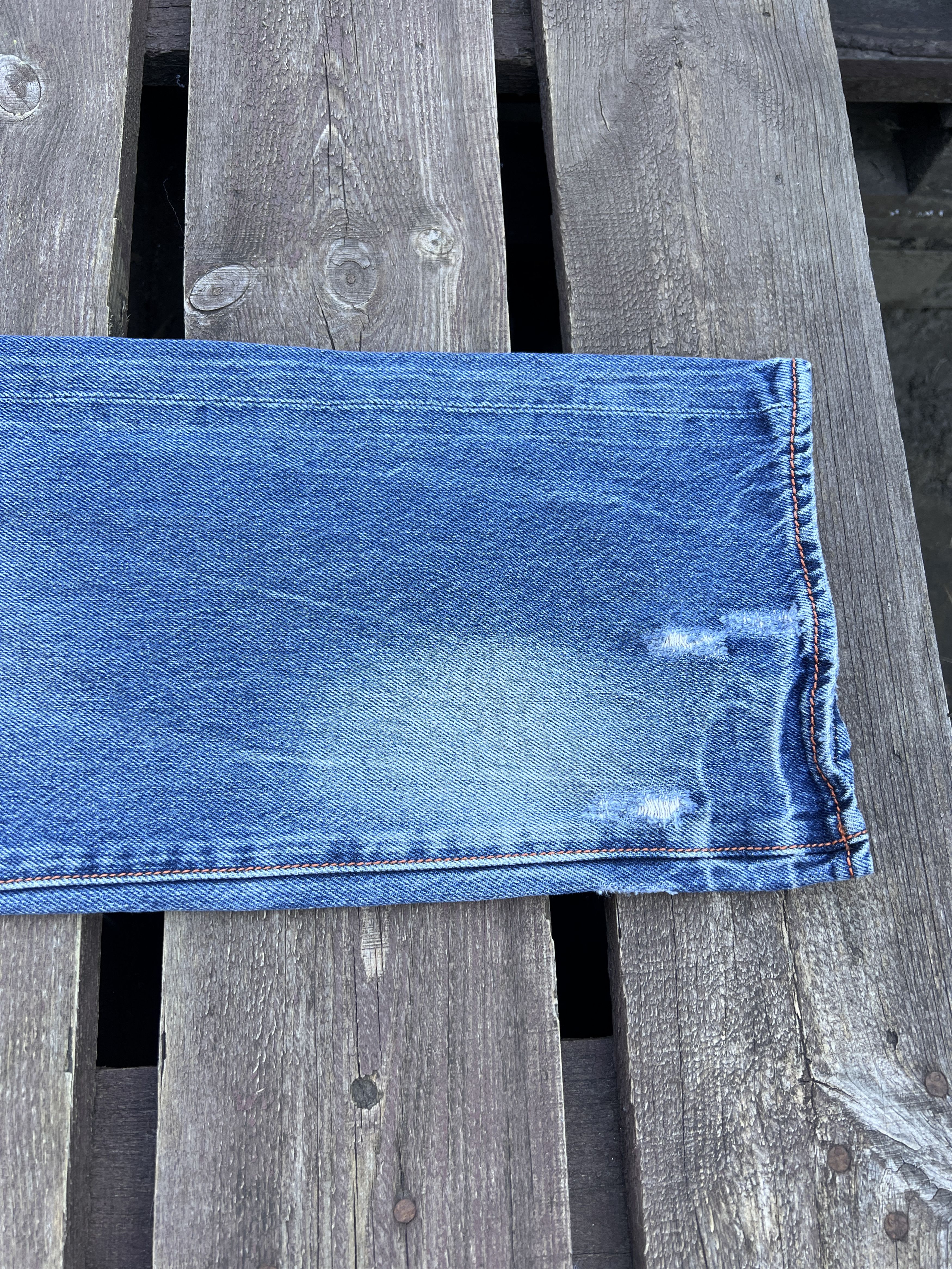 Vintage Vintage Y2K 883 Police Avant Garde Distressed Denim Jeans Size US 34 / EU 50 - 22 Thumbnail