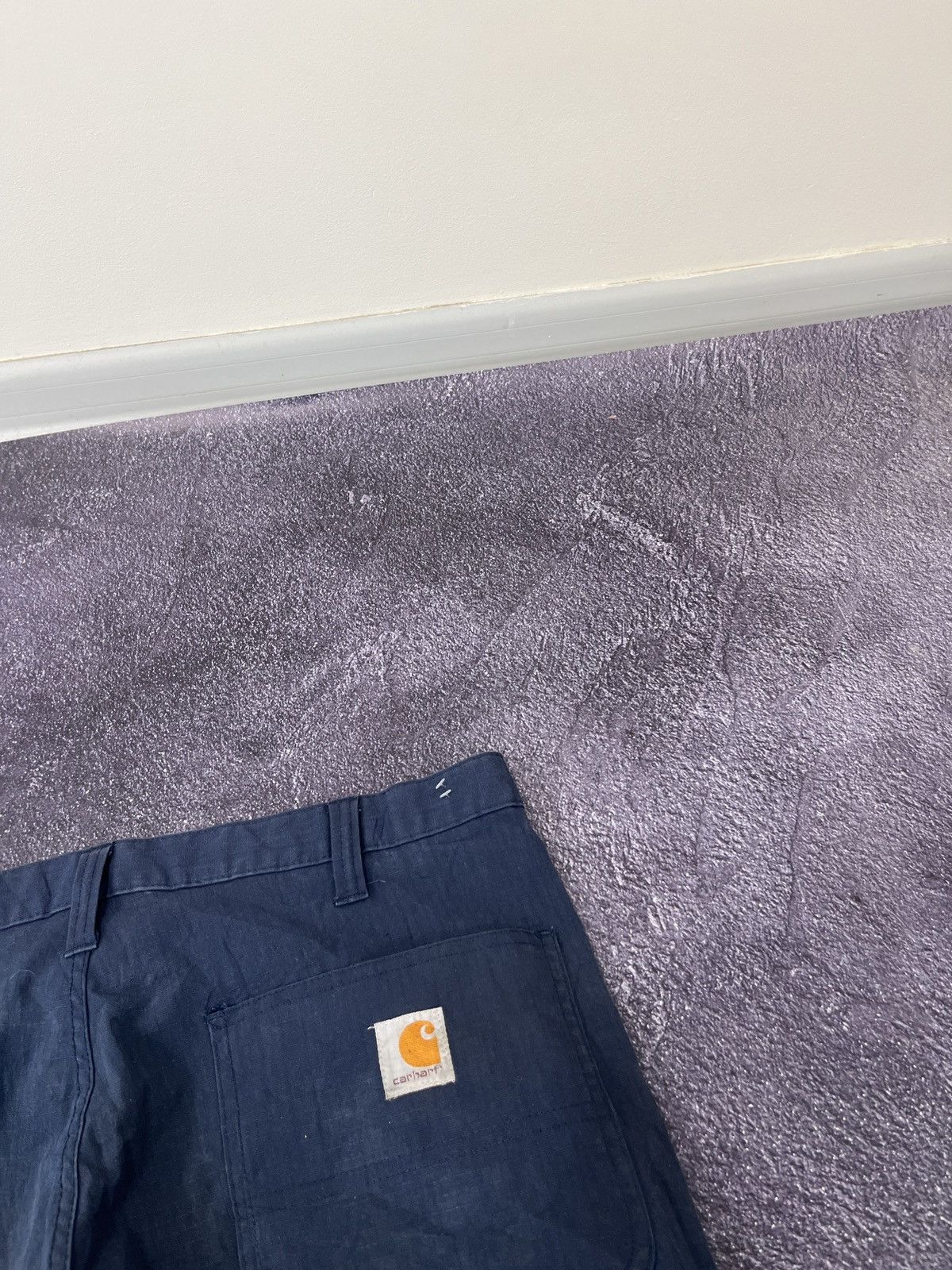 Carhartt Vintage Carhartt Y2K Navy Work Relaxed Pants Size US 34 / EU 50 - 9 Thumbnail
