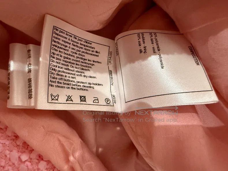 Chanel Chanel 19 Cruise Series Pink Snowflake Tweed Four-pocket D Size XS / US 0-2 / IT 36-38 - 5 Thumbnail