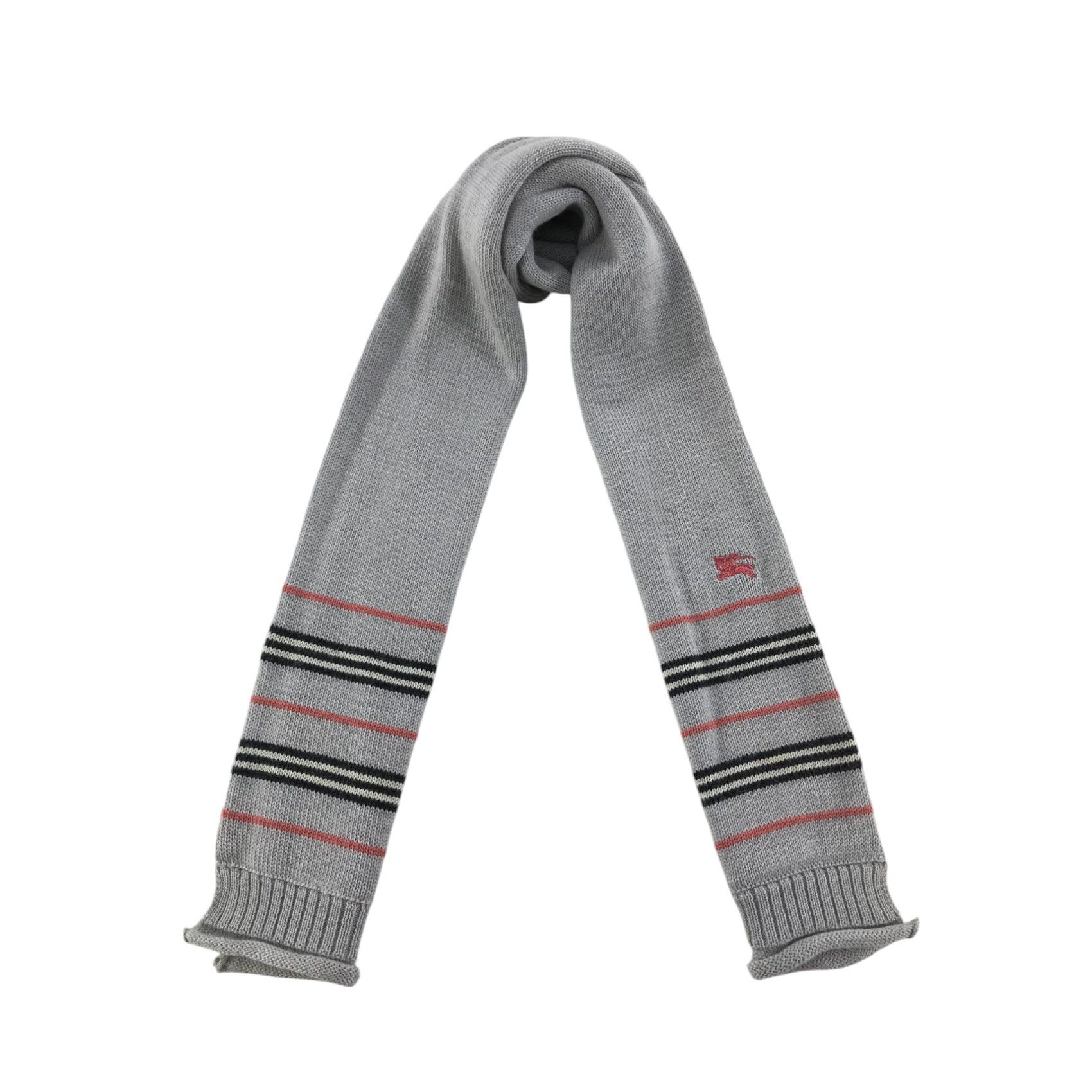 Burberry × Vintage Burberry Scarf / Muffler / Neckwear - WW2912 Size ONE SIZE - 1 Thumbnail