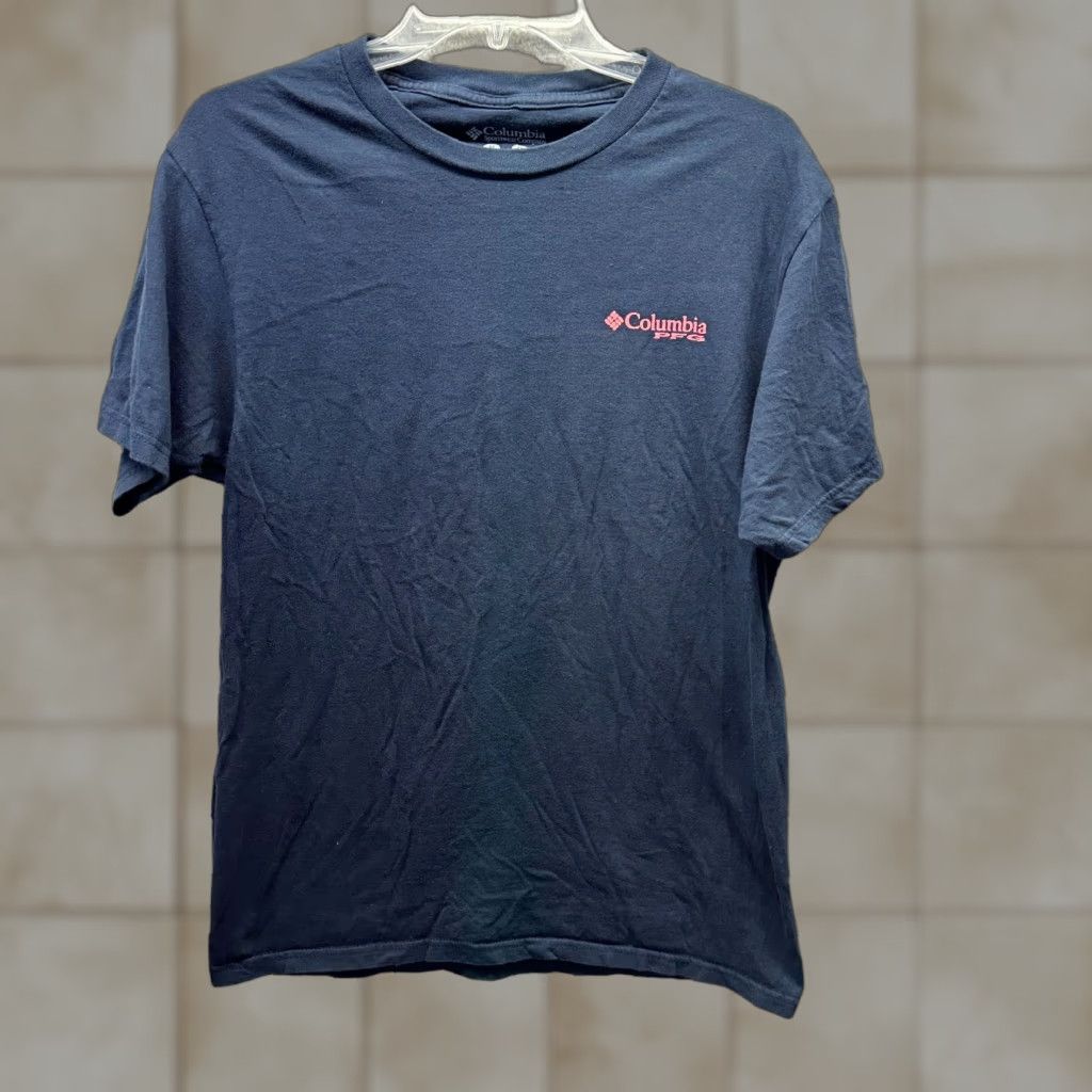 Vintage VINTAGE Columbia Shirt Adult Medium Blue PFG Outdoors Hiking Fishing Tee Casual Mens 1A Size US M / EU 48-50 / 2 - 1 Thumbnail