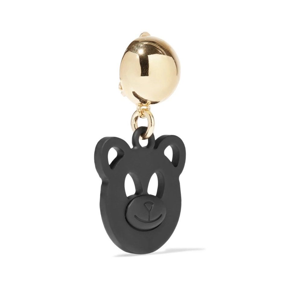 Moschino AW15 Moschino Jeremy Scott Teddy Bear Clip On Earrings Size ONE SIZE - 4 Thumbnail