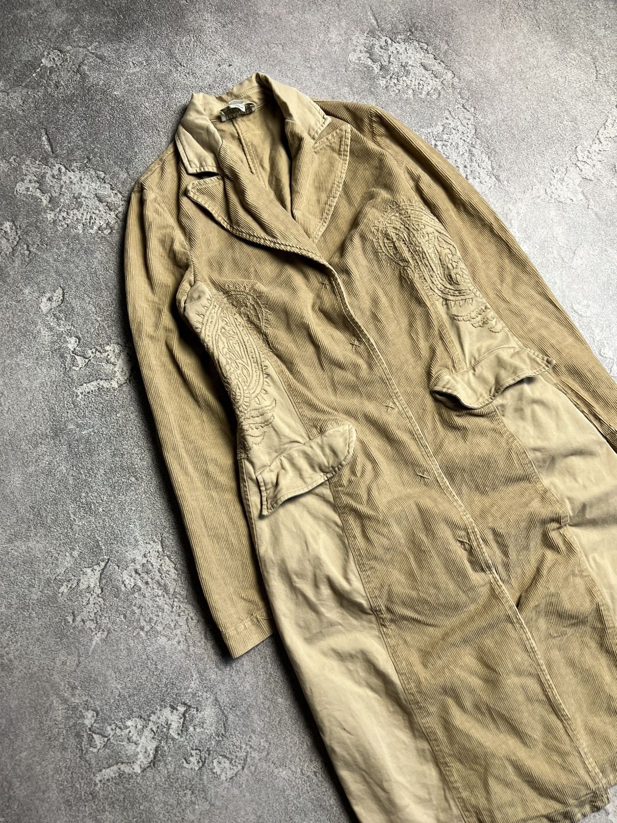 Transit Transit Par Such Beige Long Sleeve Snap Coat Long Cardigan Size XS / US 0-2 / IT 36-38 - 2 Thumbnail