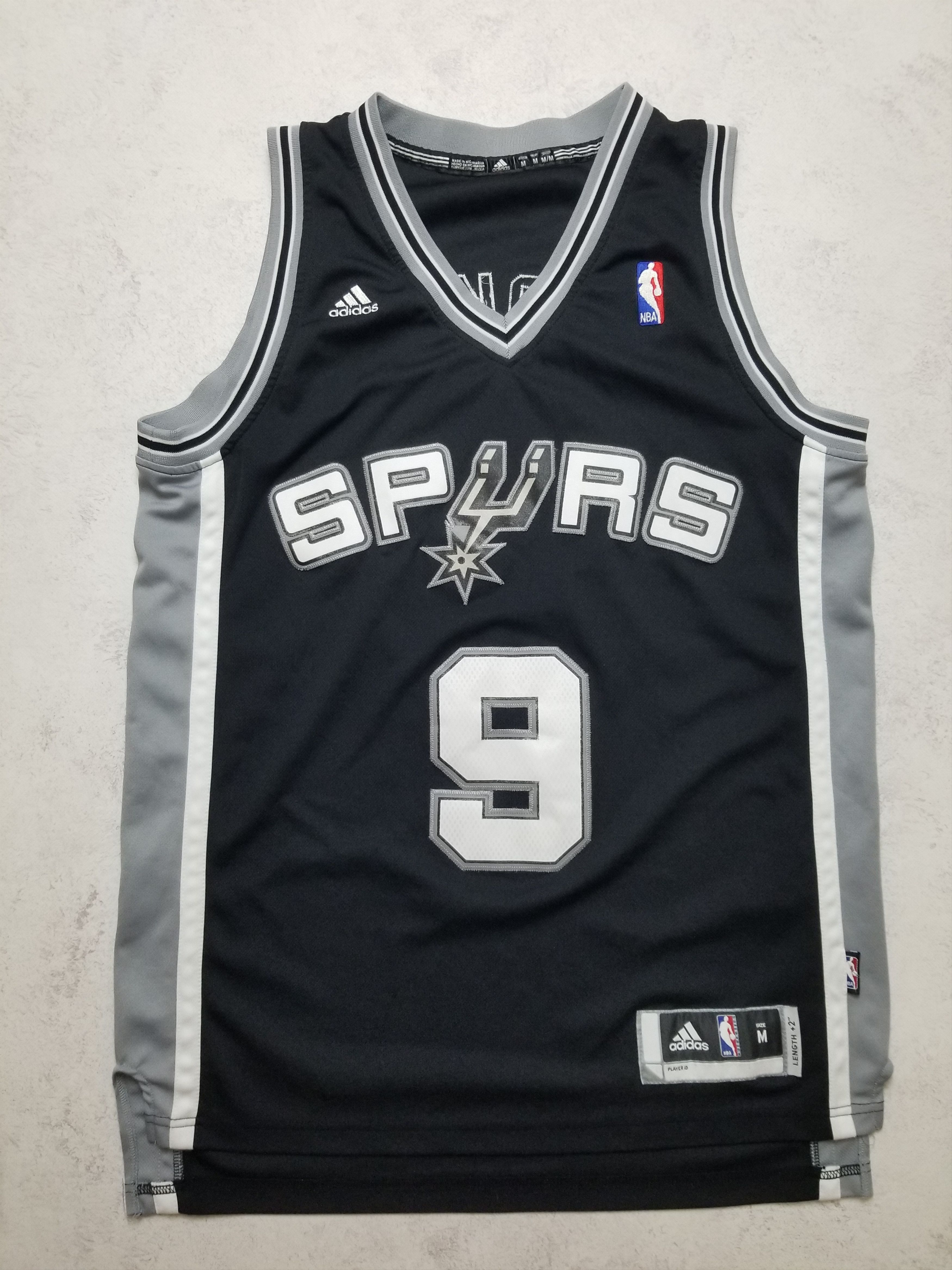 Adidas TONY PARKER #9 San Antonio Spurs NBA Swingman Sewn Jersey Size US M / EU 48-50 / 2 - 1 Thumbnail