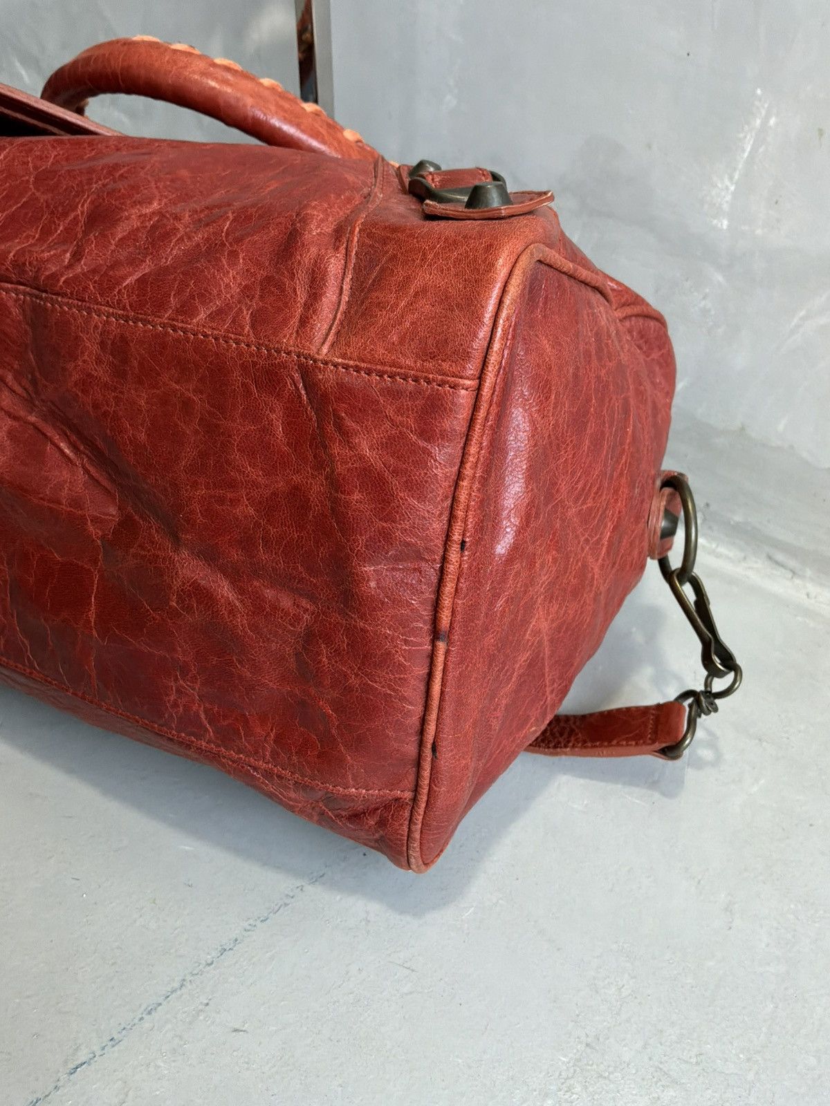 Balenciaga 2000s Balenciaga - City Twiggy - Lambskin Leather Bag Size ONE SIZE - 9 Thumbnail
