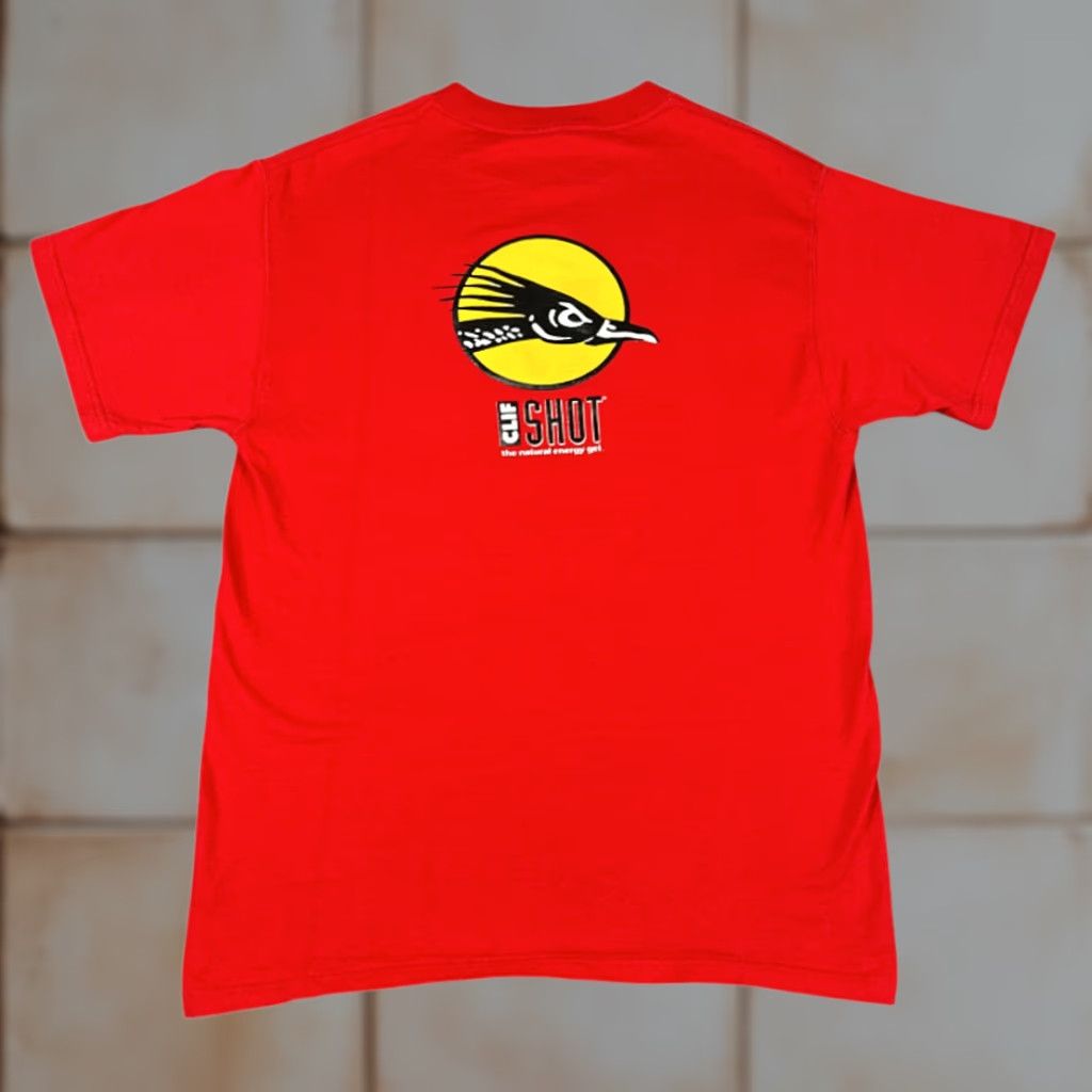 Fruit Of The Loom VINTAGE Fruit of the Loom Red Clif Bar Shirt Adult MEDIUM Crew Neck Short Sleeve 90s Mens Size US M / EU 48-50 / 2 - 1 Thumbnail