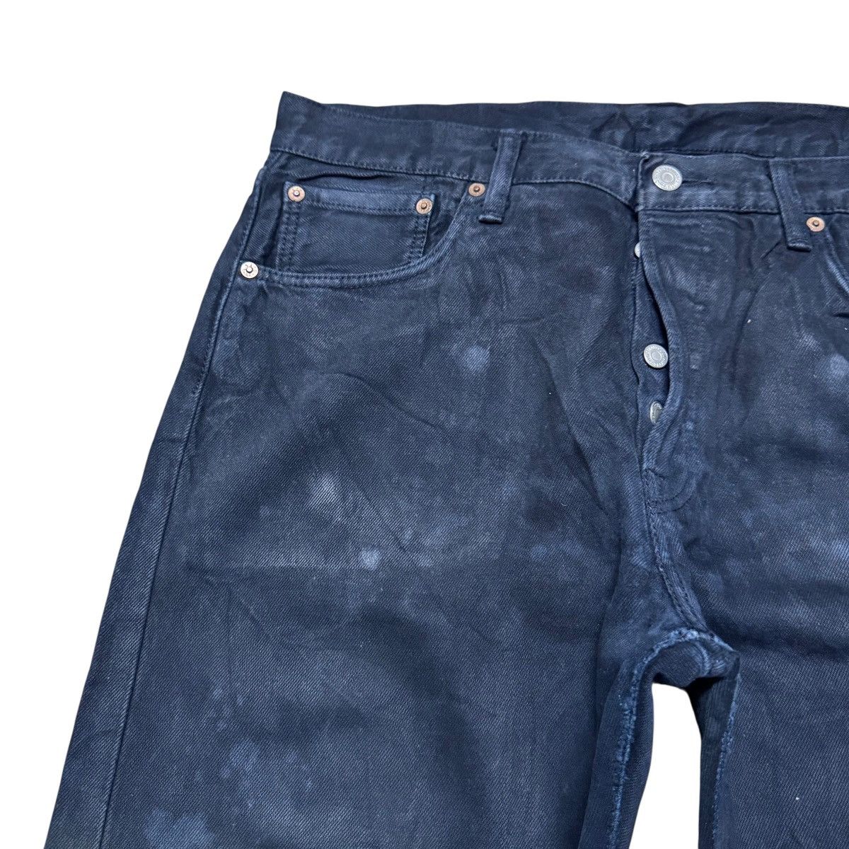 Beams Japan × Levi's Remake By AND TEMA Levis 501 Black Denim Jeans Open Leg Size US 36 / EU 52 - 5 Thumbnail
