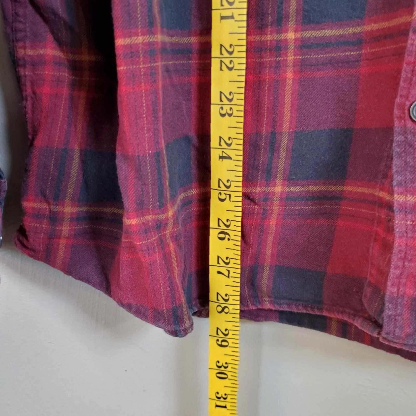 Eddie Bauer Eddie Bauer Big 2X Mens Button-Up Buffalo Plaid Shirt Grunge Distress Flaw Mark Multicolor Long Sleeve Size US XXL / EU 58 / 5 - 7 Thumbnail