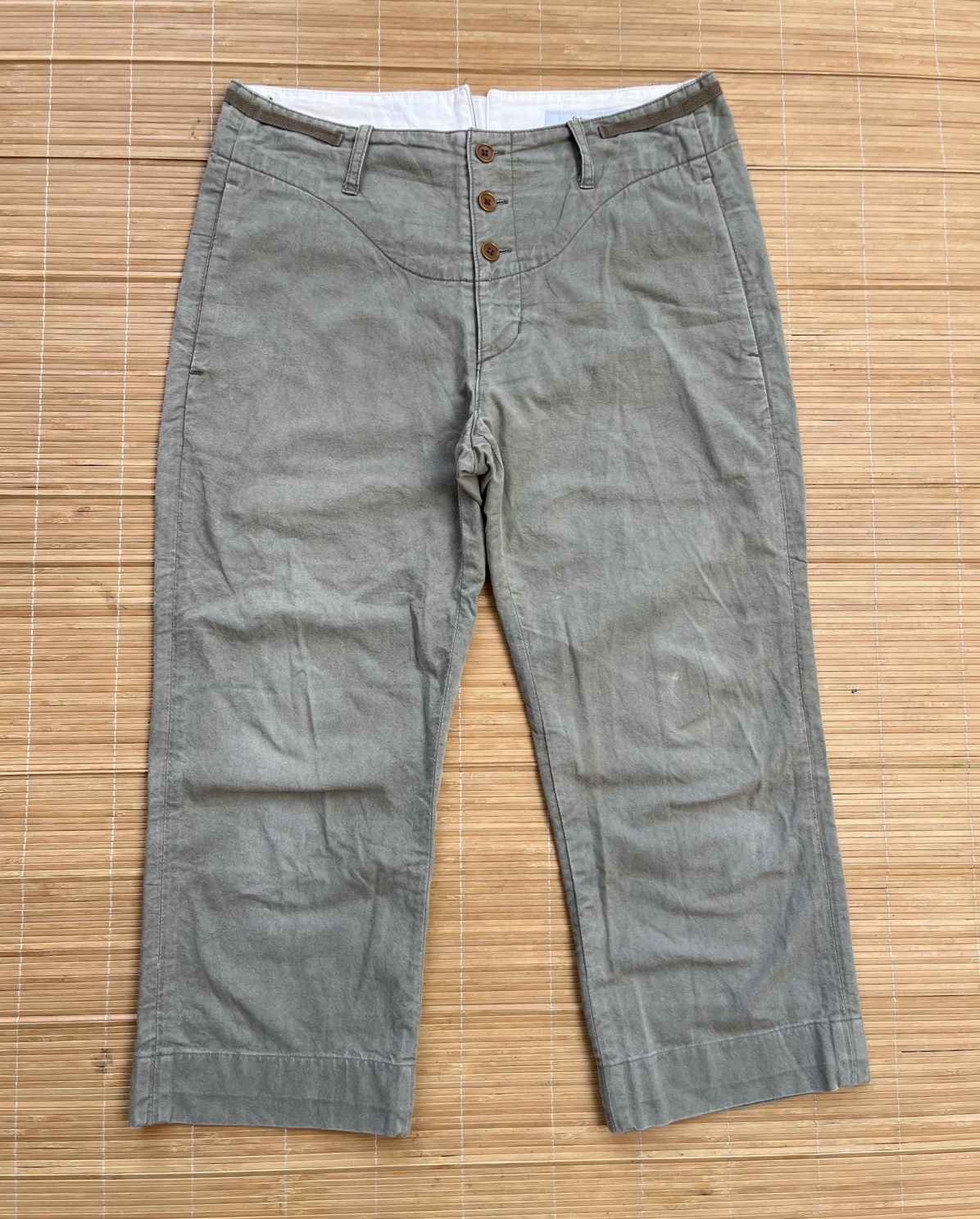 Ordinary Fits Ordinary fits 3quater pants green olive Size US 32 / EU 48 - 1 Thumbnail