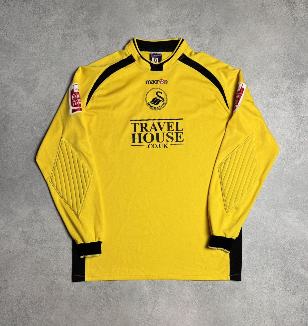 Macron Swansea City 2006 Goalkeeper Shirt Jersey Macron #26 Oakes Size US XXL / EU 58 / 5 - 2 Thumbnail