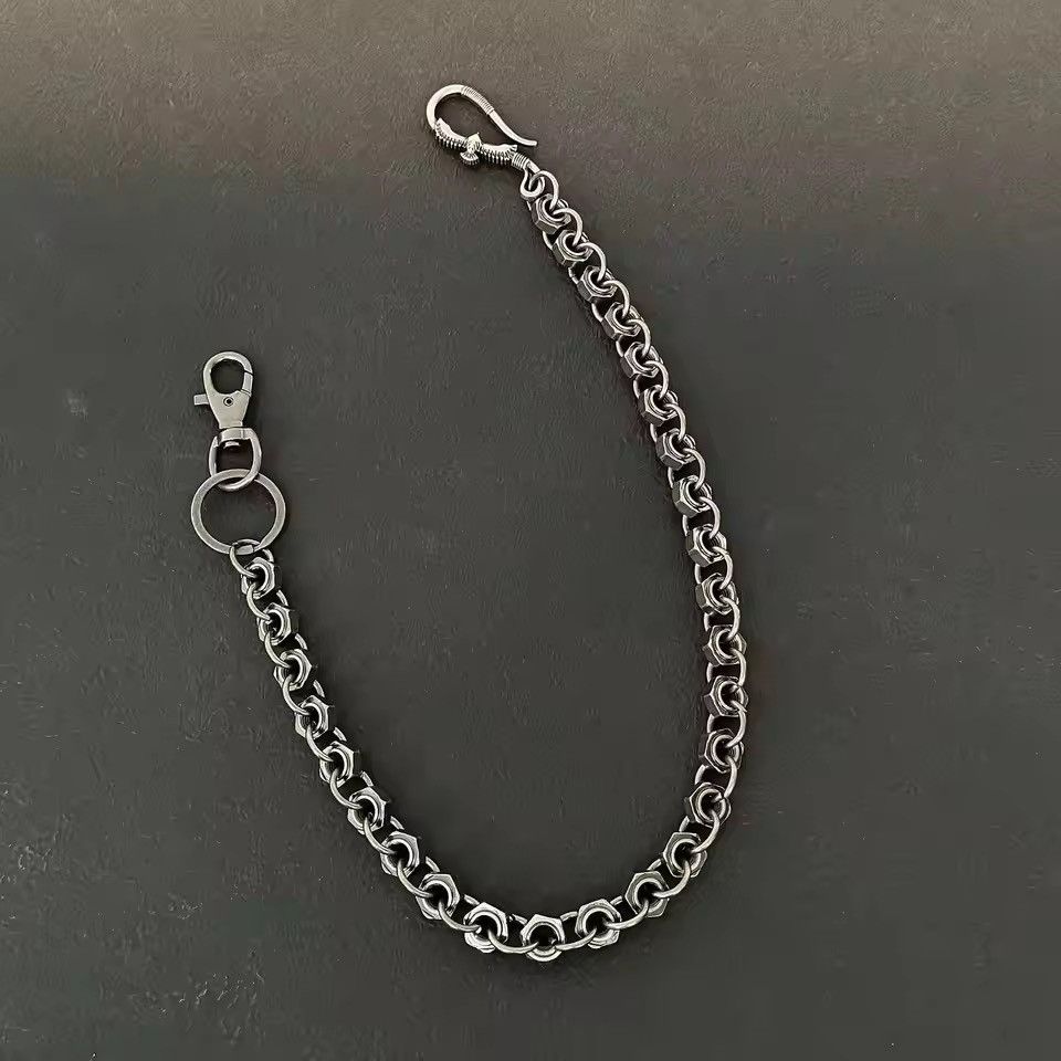 Jewelry Nut Motorcycle KeyChain Jean Biker Wallet Chain Size ONE SIZE - 2 Thumbnail
