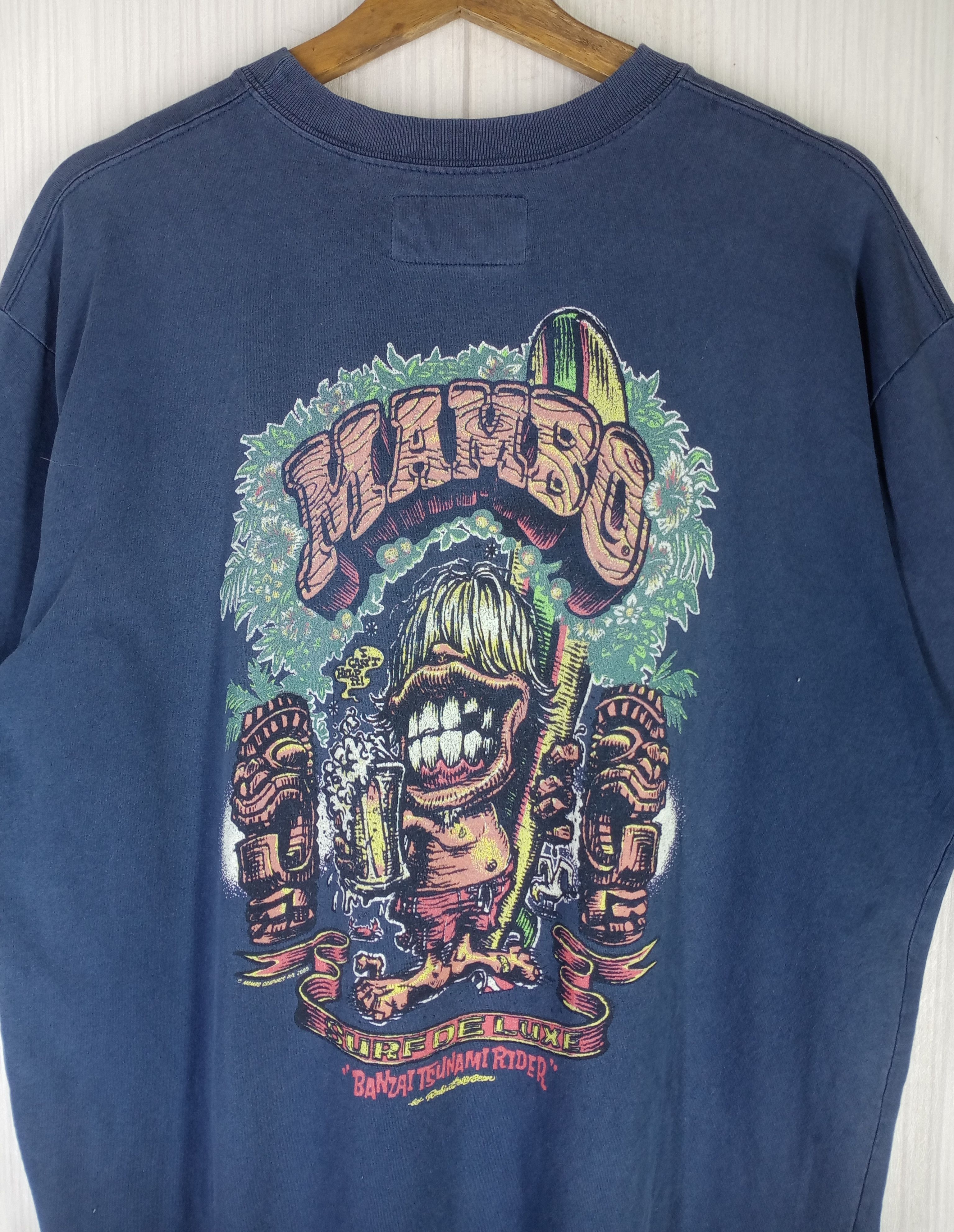 Mambo × Vintage Rare Vintage Mambo "Banzai Tsunami Rider"Tshirt Size US L / EU 52-54 / 3 - 1 Thumbnail