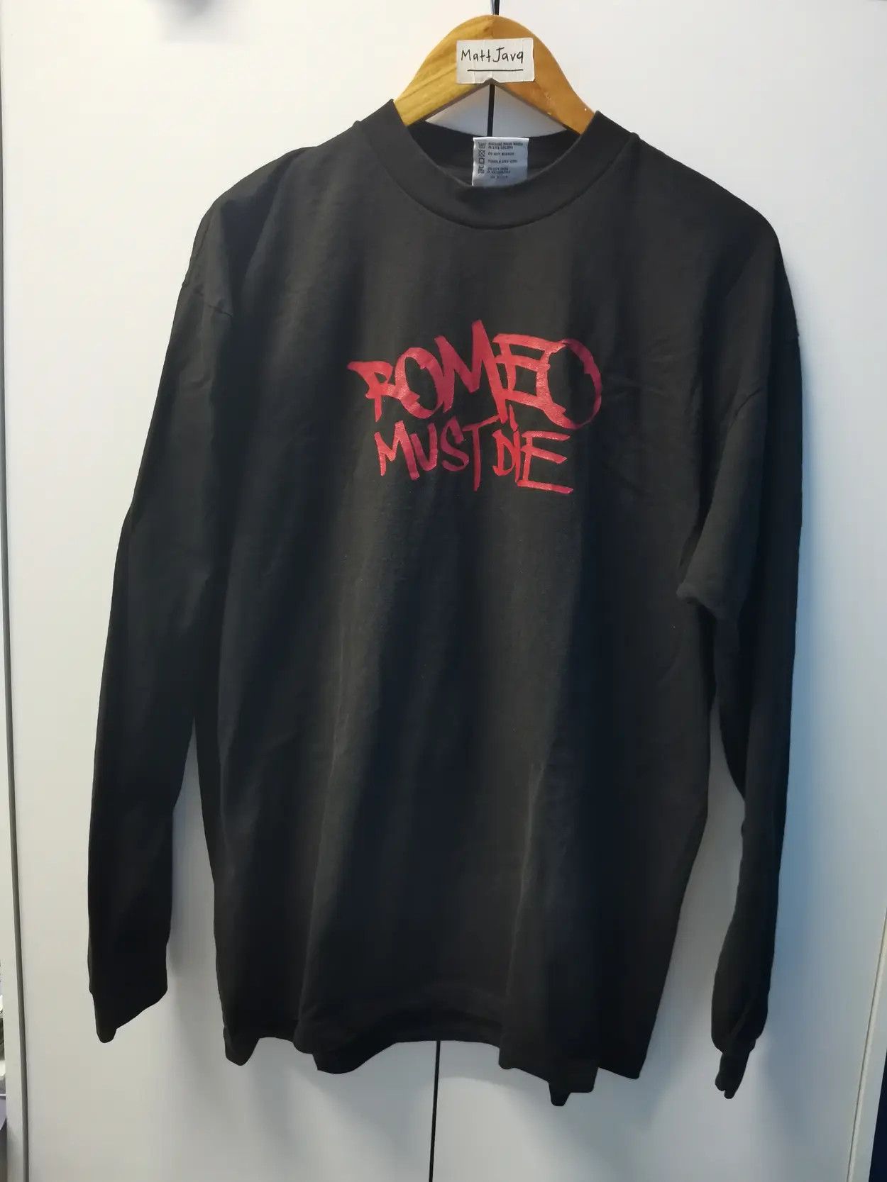 Rap Tees Vintage Rare Aaliyah Romeo Must Die Rap Tee Movie Album Size US XL / EU 56 / 4 - 1 Thumbnail