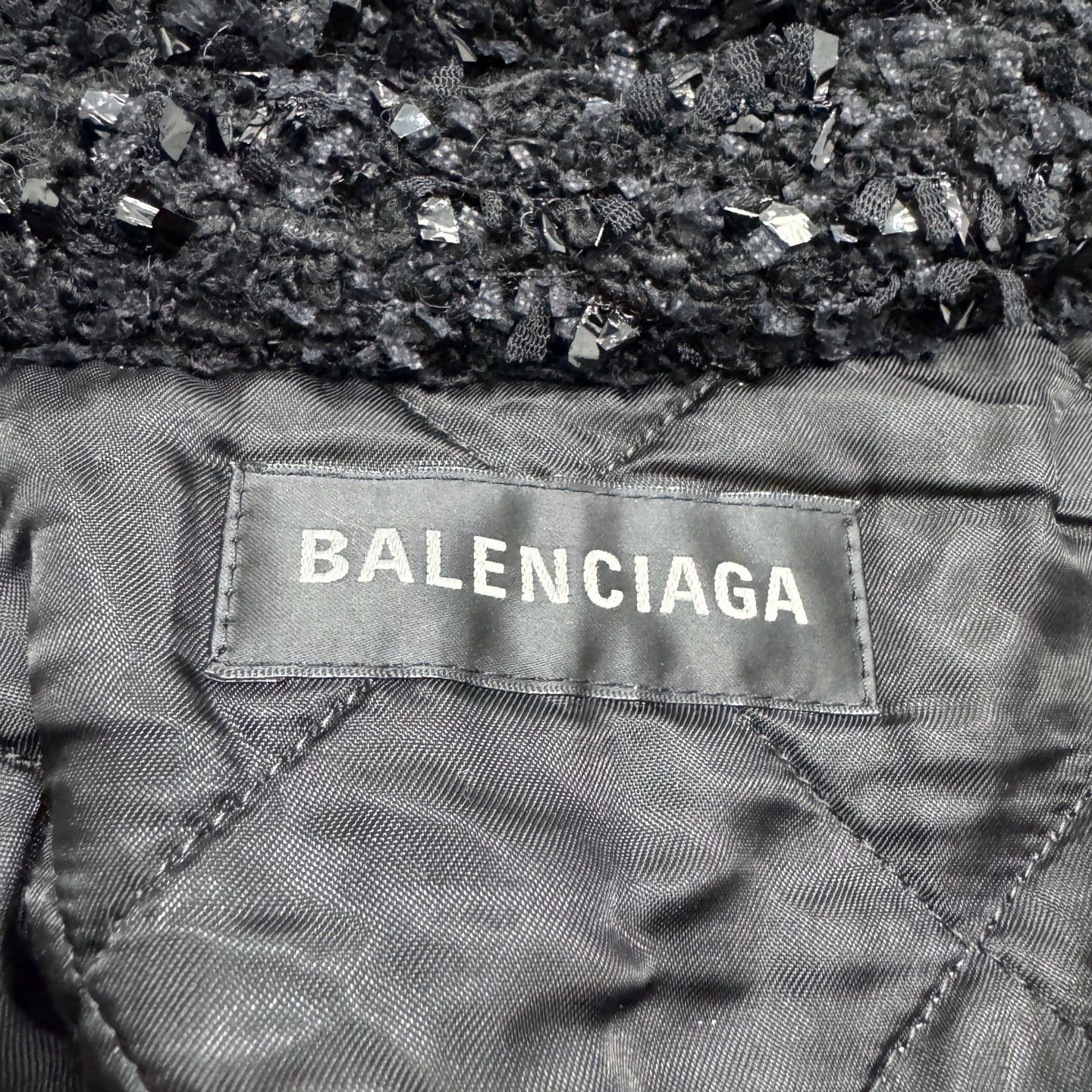 Balenciaga Balenciaga Runway Sequin Puffer Coat Size XS / US 0-2 / IT 36-38 - 2 Thumbnail