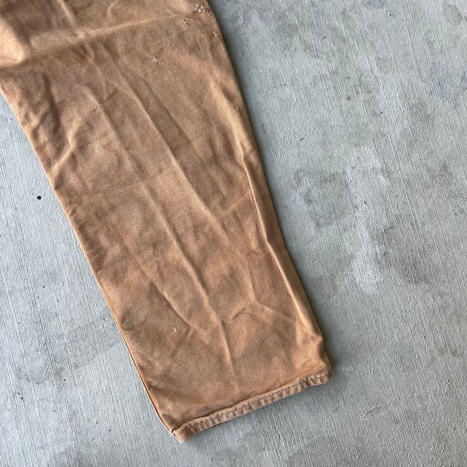 Carhartt brown double knee work wear carpenter pants