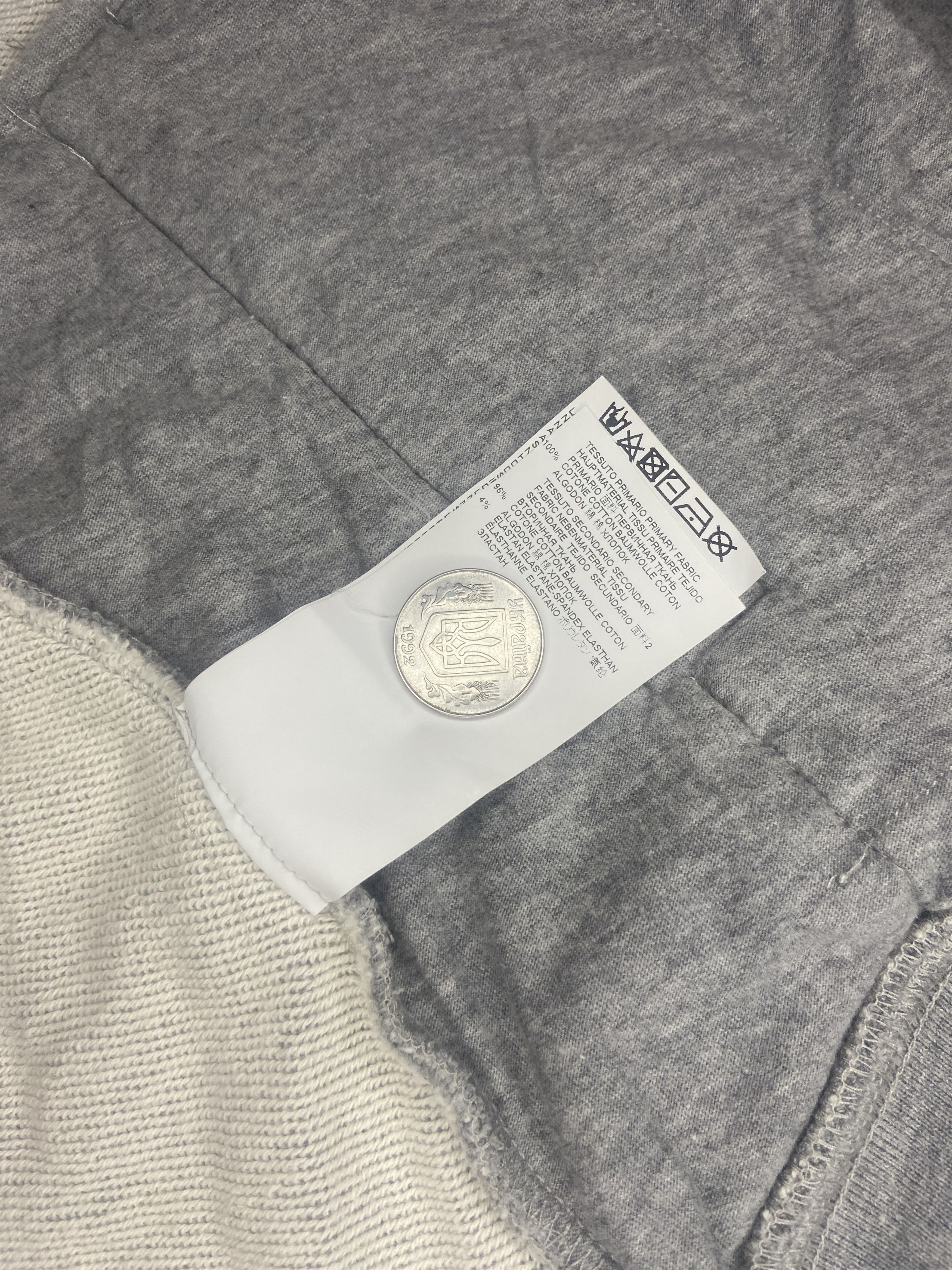Vivienne Westwood Vivienne Westwood Zip up hoodie gray and white striped Size US XL / EU 56 / 4 - 5 Thumbnail