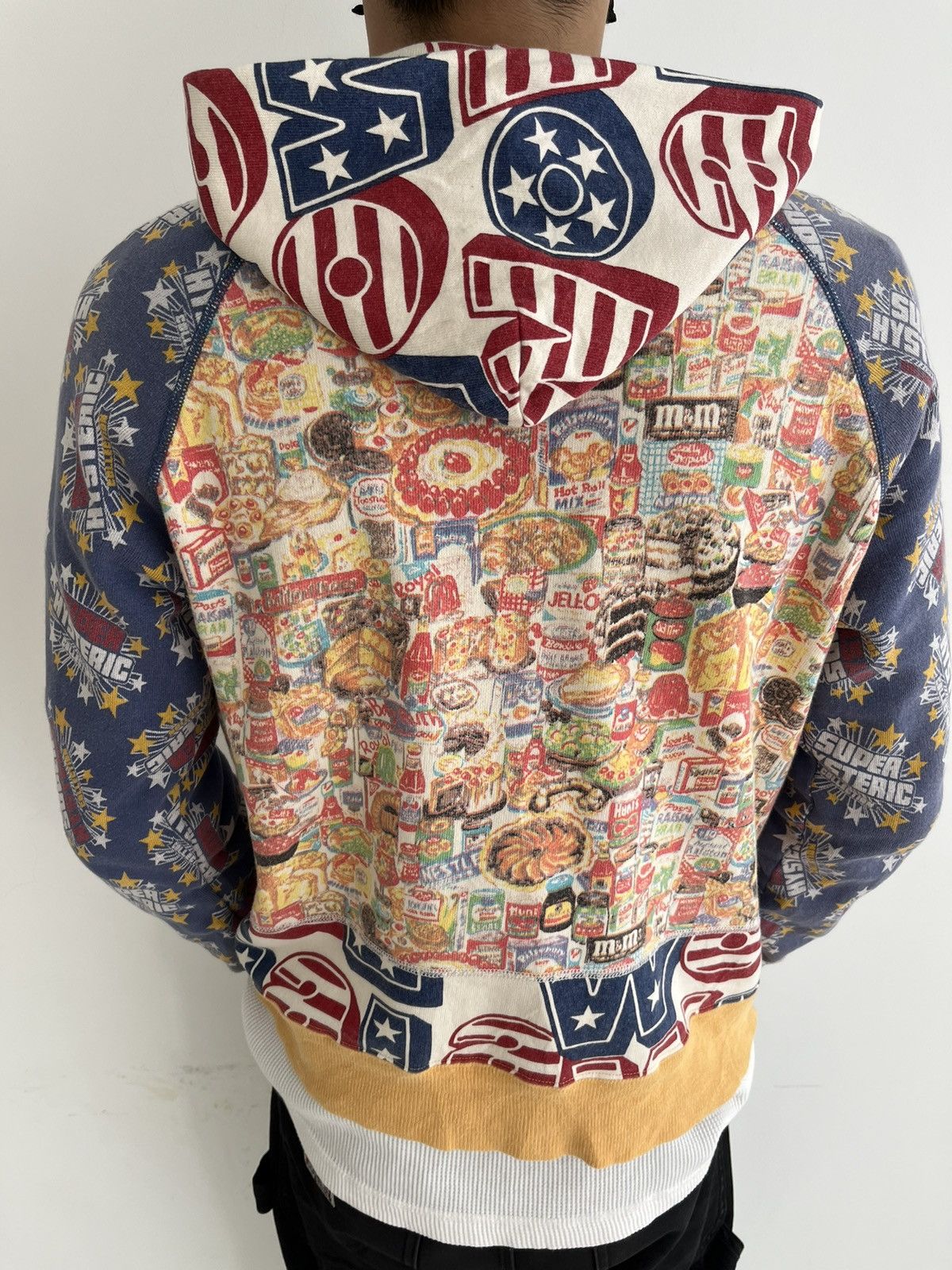Hysteric Glamour × Vintage Vintage 90s HYSTERIC GLAMOUR Get Into Hysteric AOP Hoodie Size US L / EU 52-54 / 3 - 9 Thumbnail