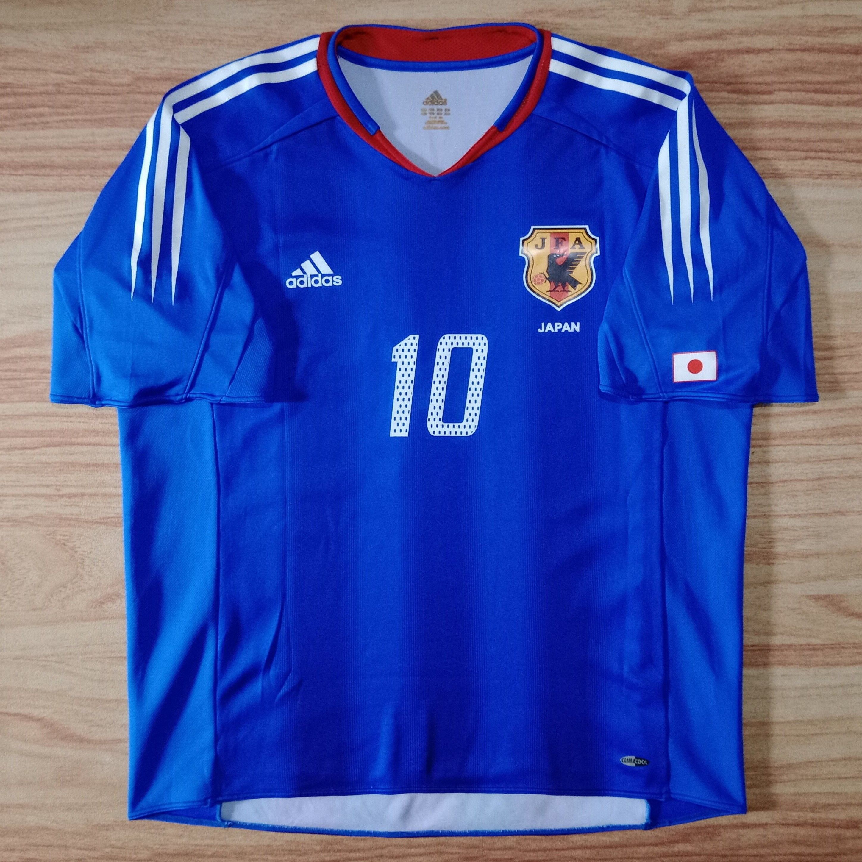【正規品】adidas 日本代表ユニフォーム NAKAMURA 10 Vintage 2002/04 Adidas Shunsuke Nakamura Team Japan Soccer