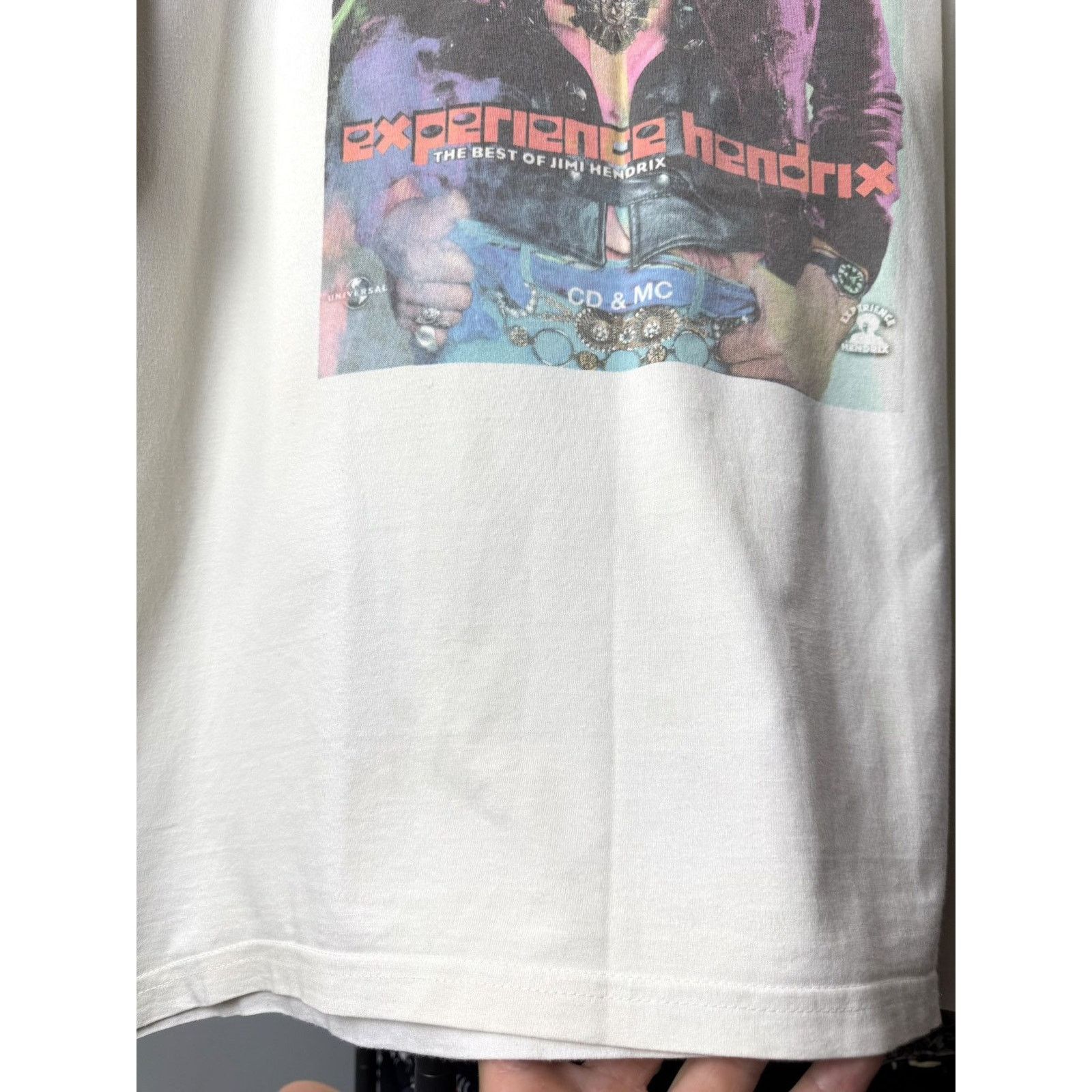 Jimi Hendrix 💥 Rare! 1990’s Vintage Jimi Hendrix Longsleeve Big Print Size US XL / EU 56 / 4 - 7 Thumbnail