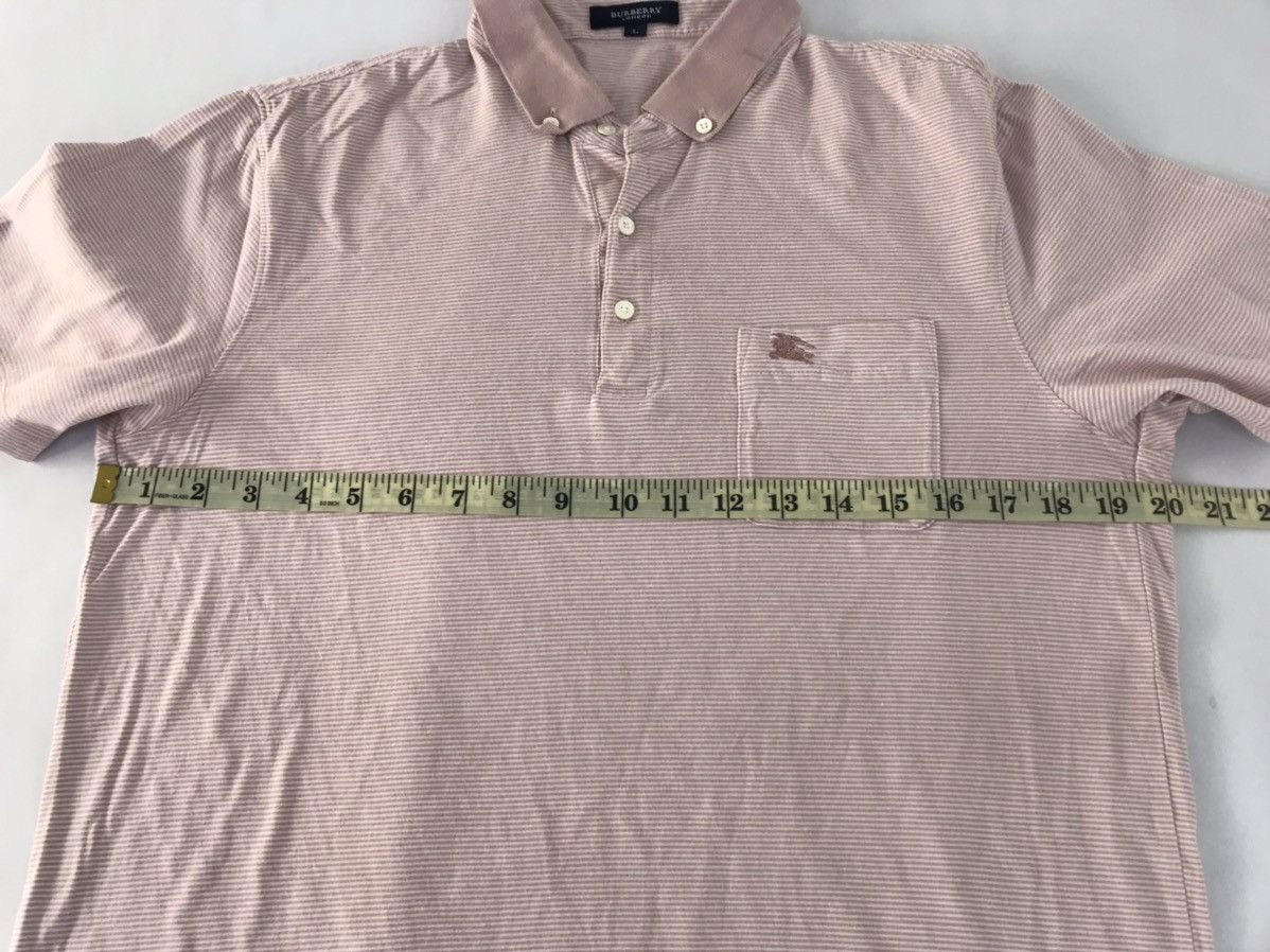 Burberry Burberry London Soft Striped Single Pocket Polo Tee Size US M / EU 48-50 / 2 - 9 Thumbnail