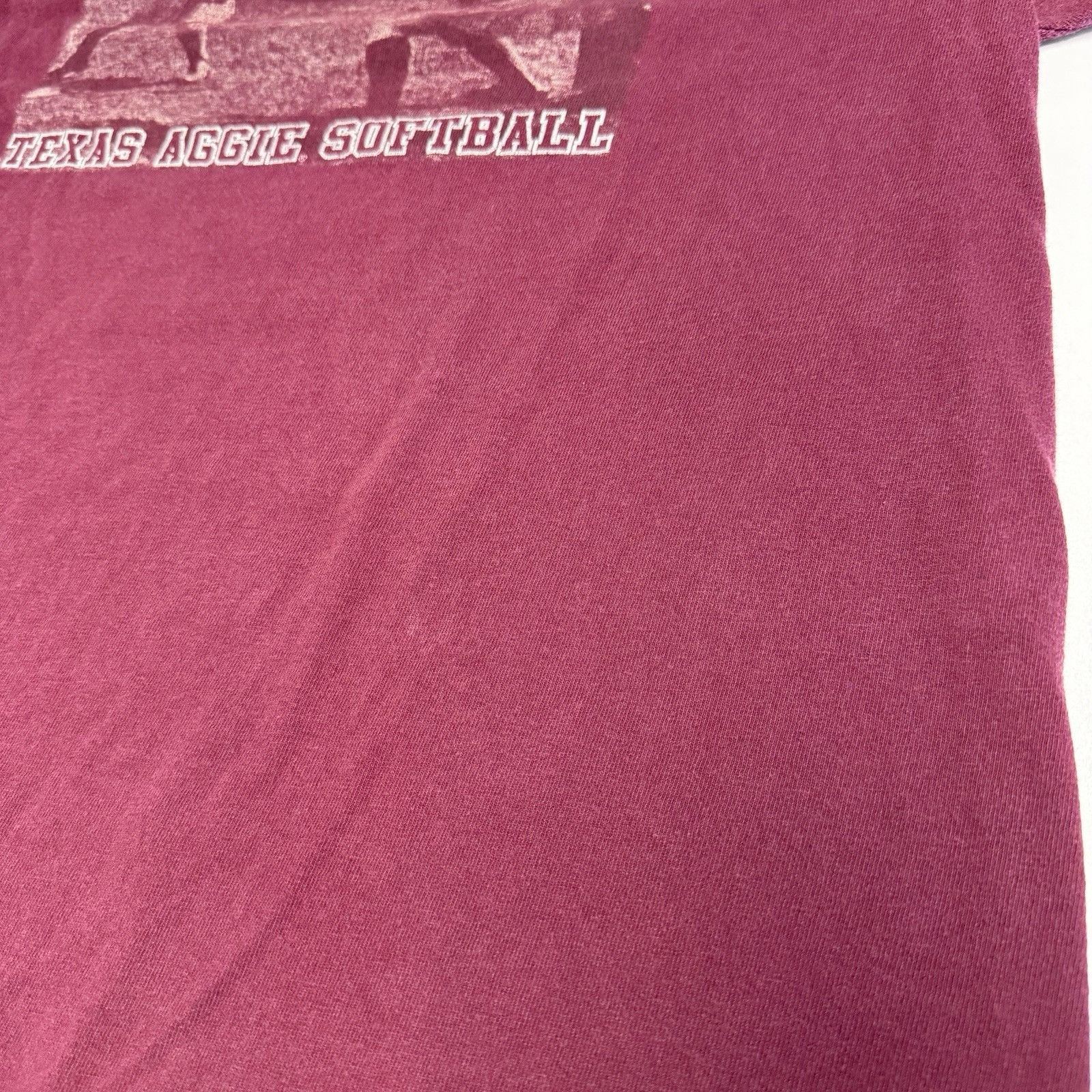 Vintage Vintage Texas Aggies Softball Shirt Who Says Girls Dont Play Size US L / EU 52-54 / 3 - 8 Thumbnail