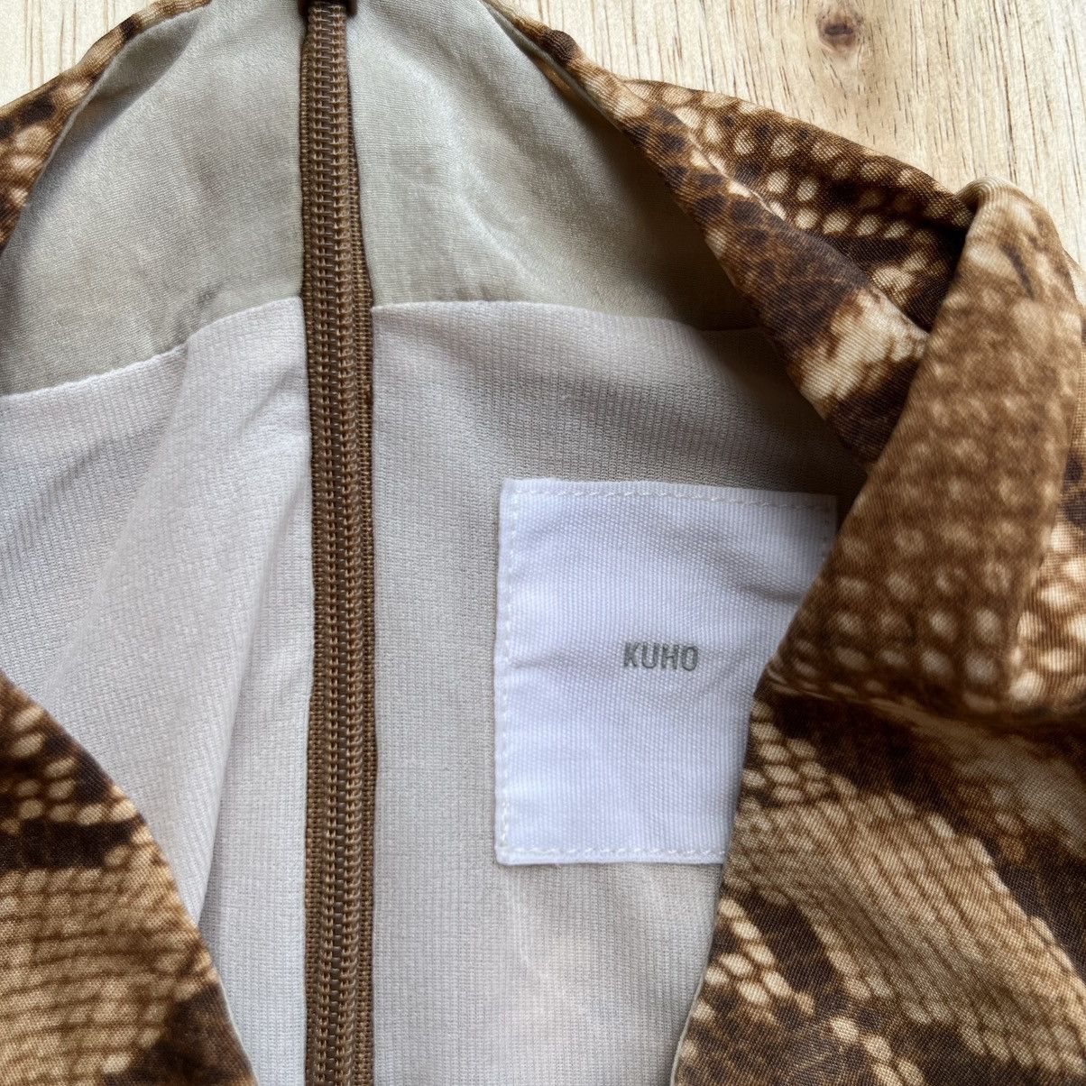 Japanese Brand KUHO MAXI DRESS SNAKE SKIN CAMO VINTAGE JAPANESE BRAND Size L / US 10 / IT 46 - 5 Thumbnail