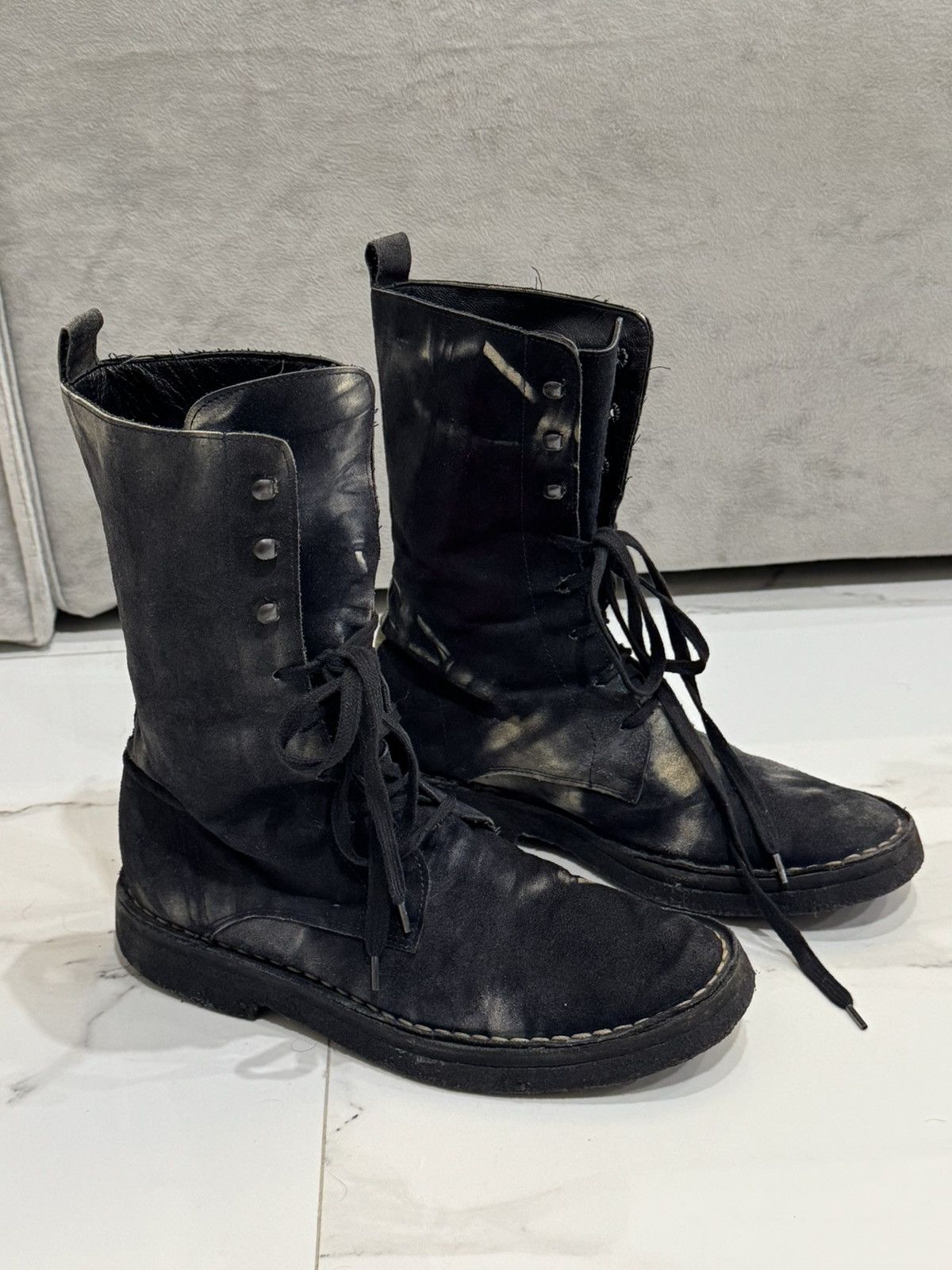Ann Demeulemeester Ann demeulemeester tie-dye boots ss01 (37eu) Size US 7 / IT 37 - 5 Thumbnail