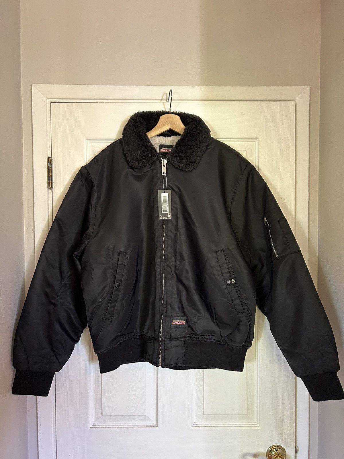 Supreme×dickies fur collar bomber jacket Supreme Dickies Fur Collar Bomber Jacket (FW23) - $228