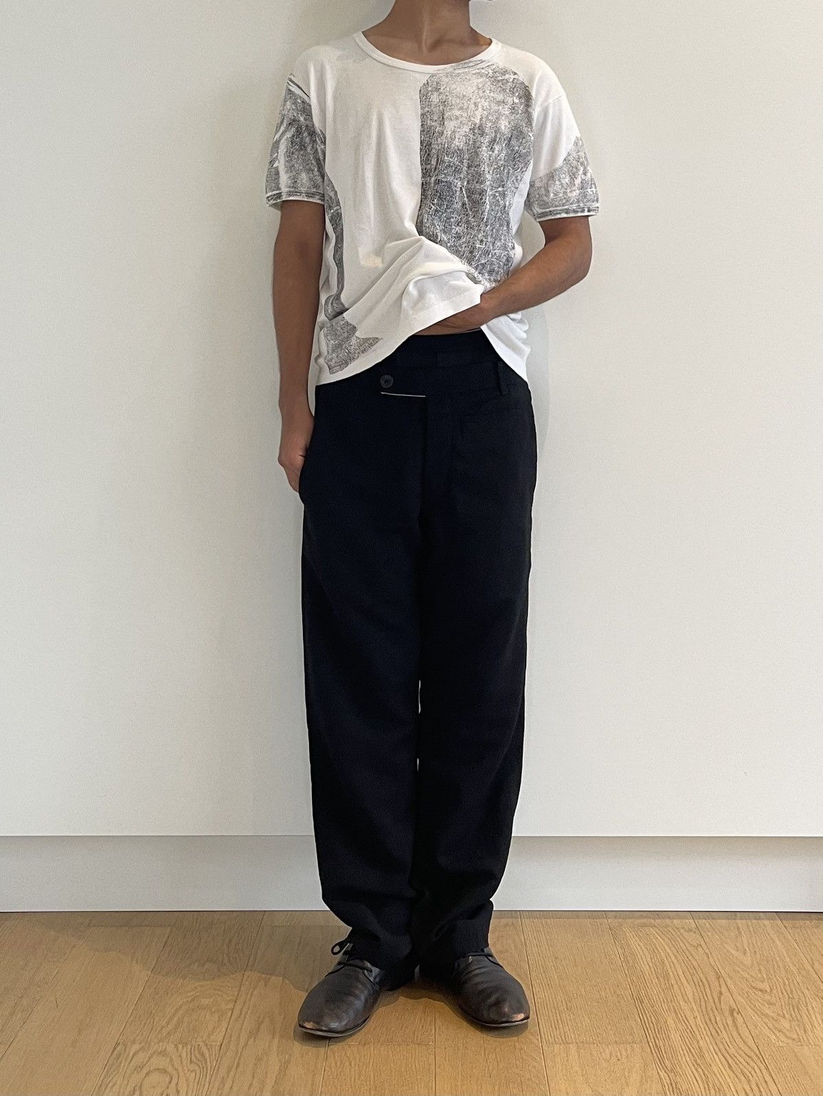 Maison Margiela Maison Margiela FW03 Artisanal 10 0 Painted White T-Shirt Size US M / EU 48-50 / 2 - 3 Thumbnail