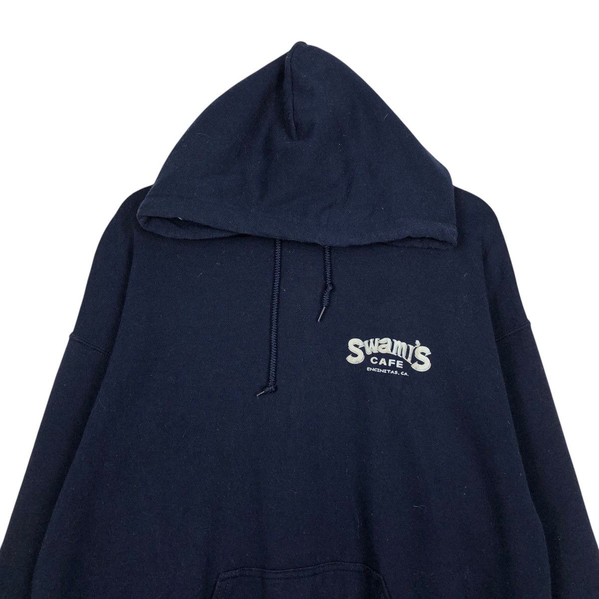 Gildan 📌Vintage Hoodie Pull Over Swami's Cafe Big Logo Size US L / EU 52-54 / 3 - 4 Thumbnail