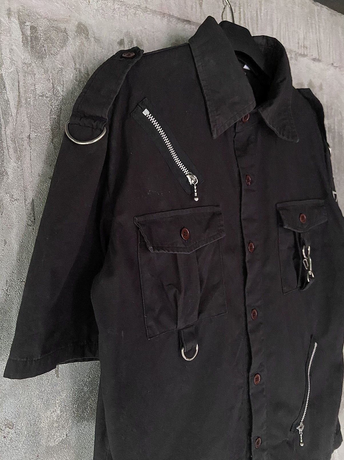 Hysteric Glamour × If Six Was Nine × Japanese Brand KEYSTATION THE U.K PUNK BUTTON UP BALCK SHIRT Size US M / EU 48-50 / 2 - 5 Thumbnail