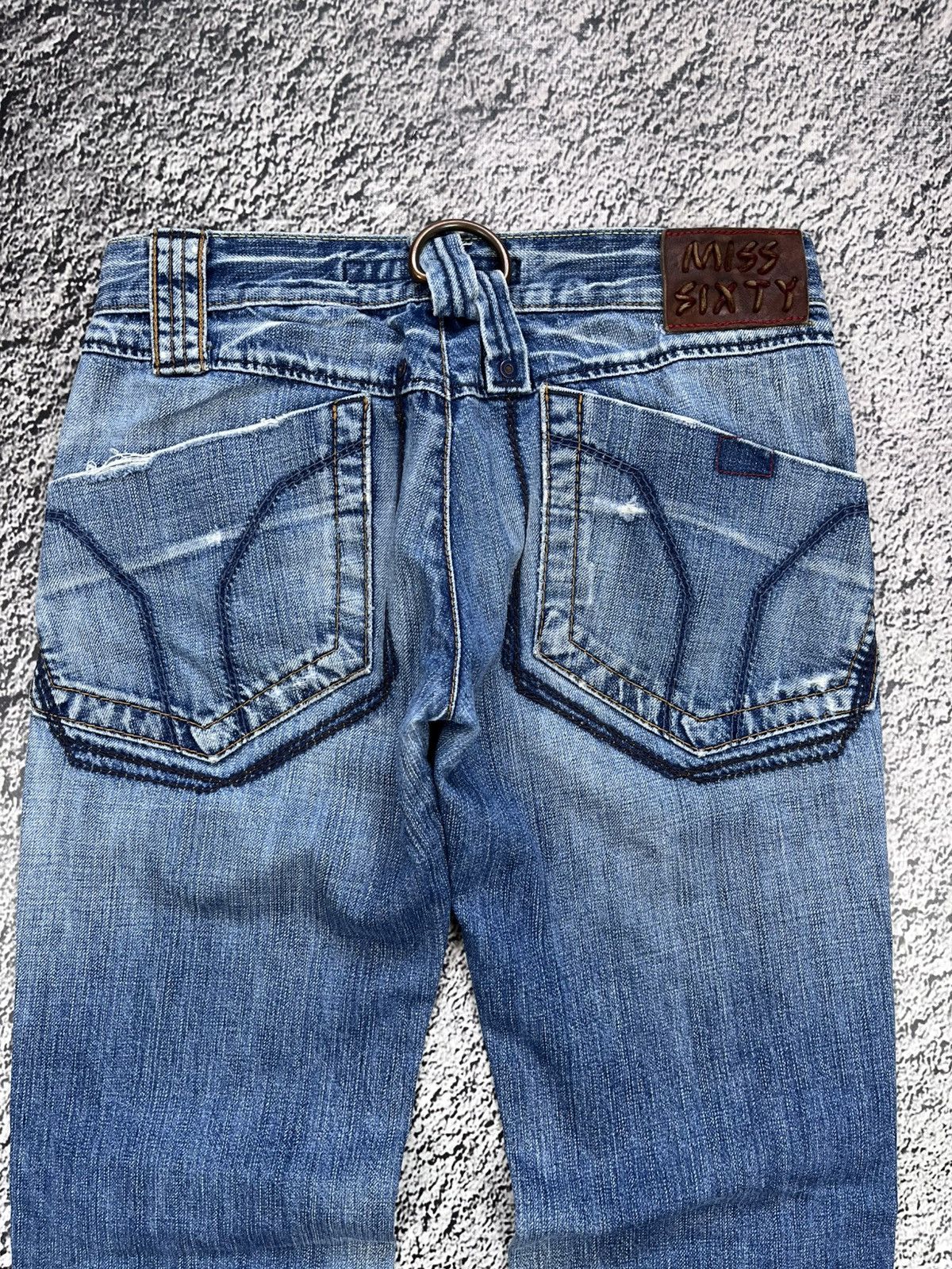 Miss Sixty Vintage Y2K Miss Sixty faded low rise jeans 00s size 26 Size 26" / US 2 / IT 38 - 2 Thumbnail