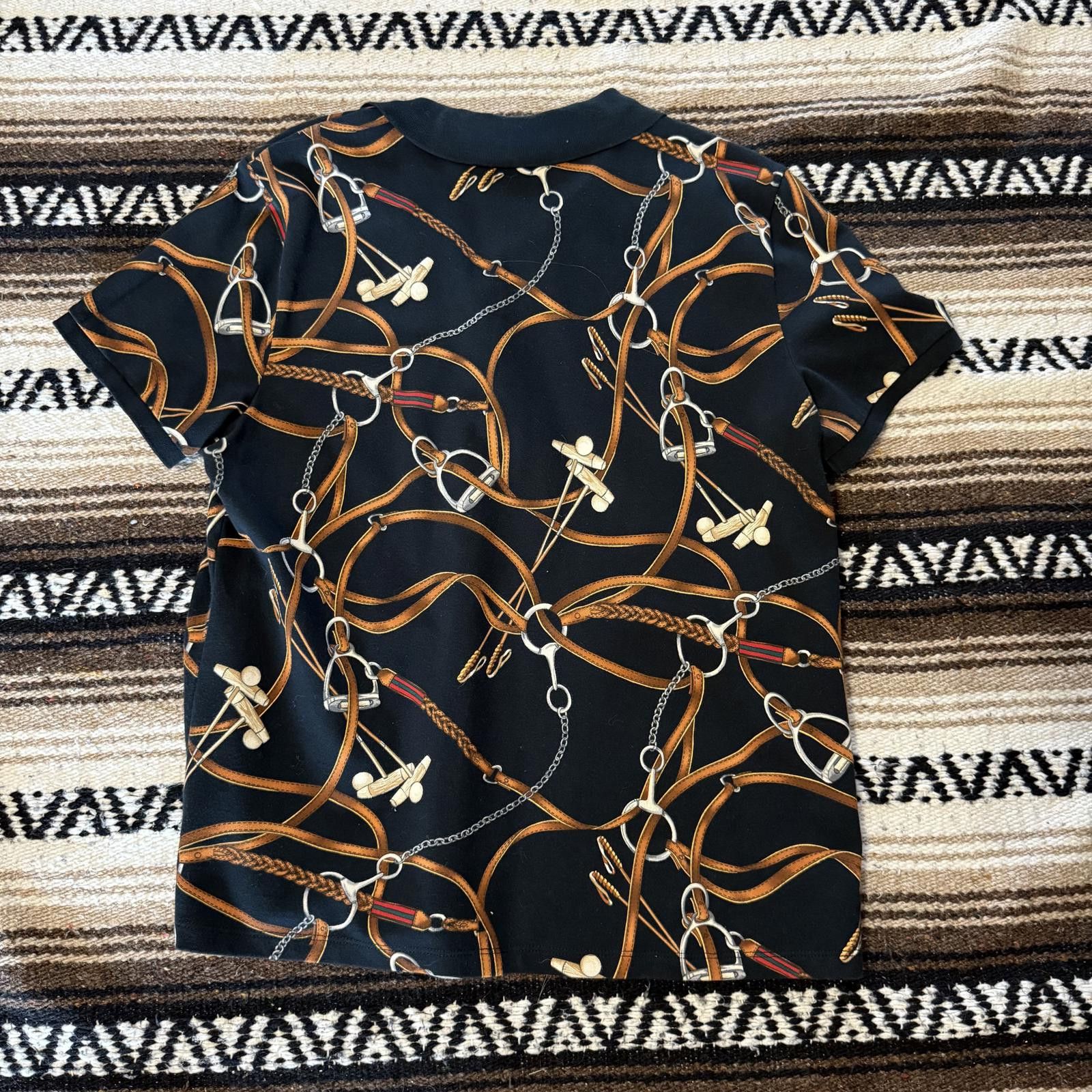 Lauren Ralph Lauren Vintage LAUREN Ralph Lauren Women's Classic Equestrian Print Size XL / US 12-14 / IT 48-50 - 2 Thumbnail