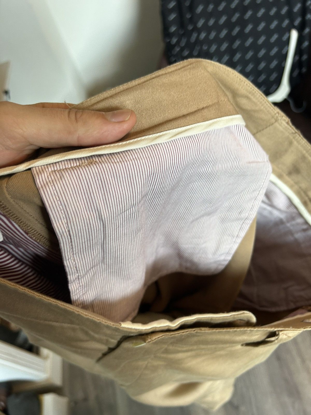 Brunello Cucinelli Brunello Cucinelli Tan Cotton Cargo Pants Size US 34 / EU 50 - 19 Thumbnail