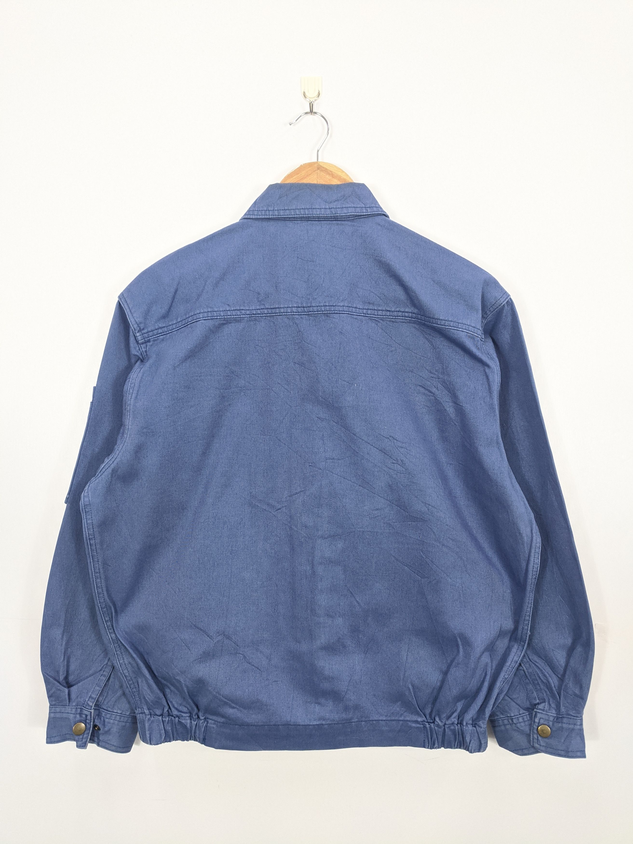 Japanese Brand Vintage 90s Japanese Brand Worker Denim Jacket J0405 Size US M / EU 48-50 / 2 - 3 Thumbnail