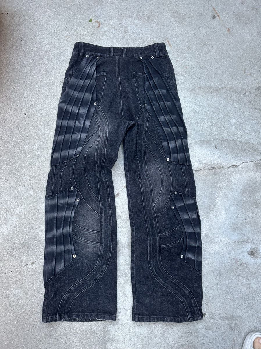 Bad Son Badson black denim pants Size US 30 / EU 46 - 4 Thumbnail