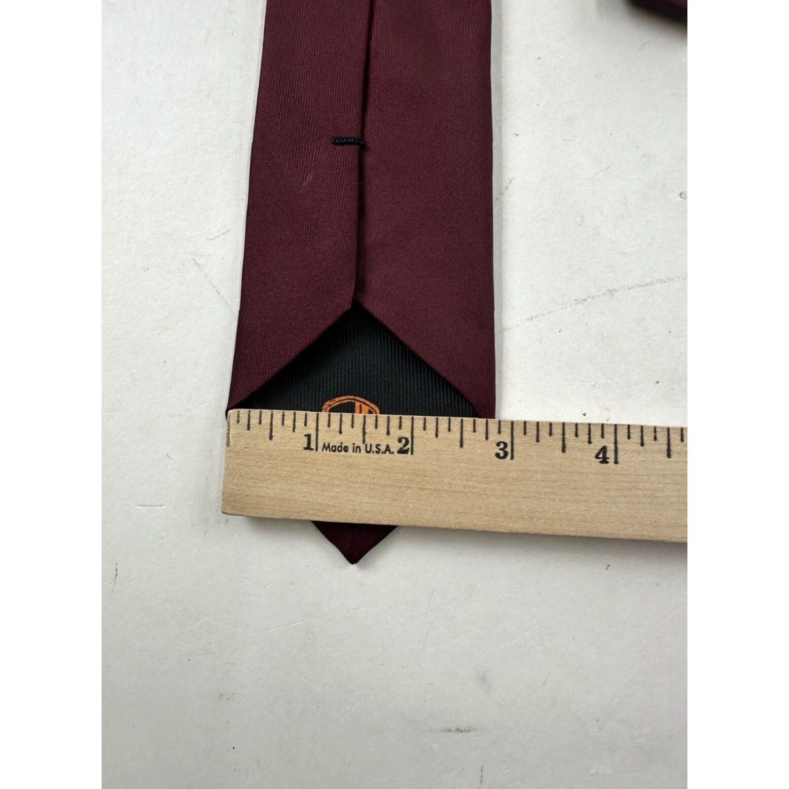 Ben Sherman Ben Sherman Tie Mens Red One Size Skinny 57-60 Classic Adjustable Designer Celebrity Preppy Size ONE SIZE - 5 Thumbnail