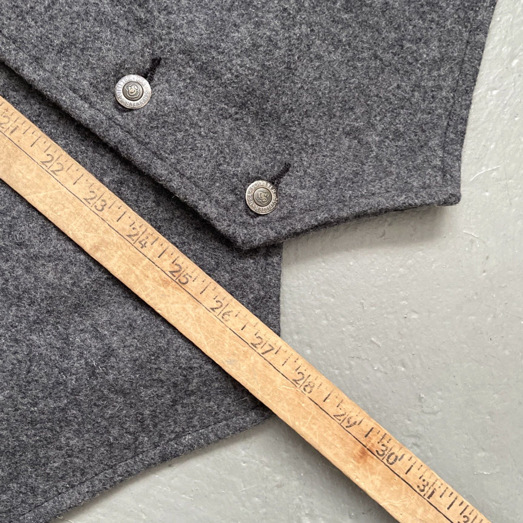 Vintage VINTAGE Schaefer Outfitter Vest Unisex Adults Wool Blend Malpai Lined USA 2XL Gray USA Western Ranch Workwear Heritage 87HR Size US XXL / EU 58 / 5 - 6 Thumbnail