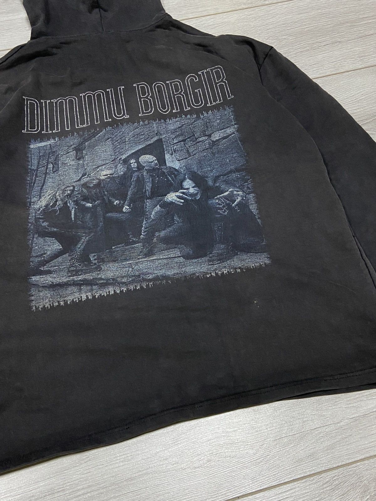 Band Tees Vintage Dimmu Borgit distressed faded hoodie Size US L / EU 52-54 / 3 - 12 Thumbnail