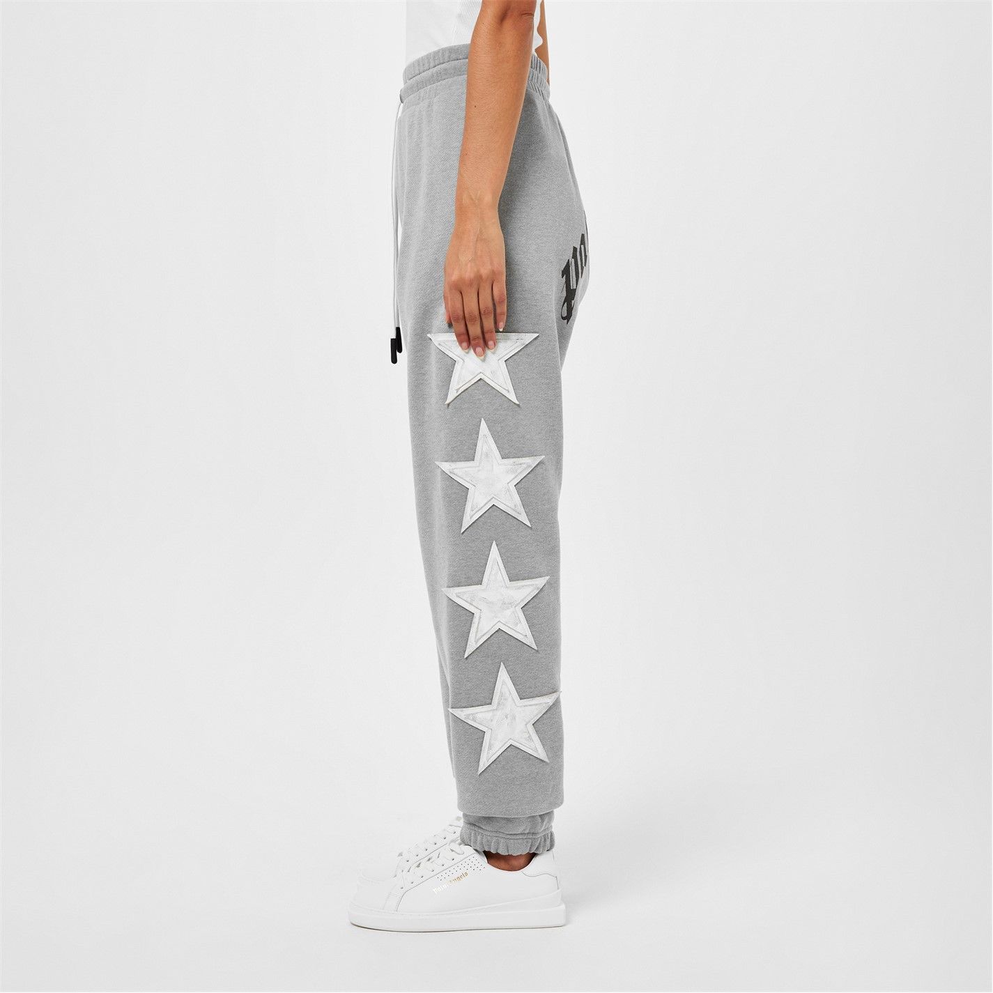 Palm Angels o1g2r1mq0325 Vintage Star Sweatpant in Grey Size 29" - 5 Thumbnail
