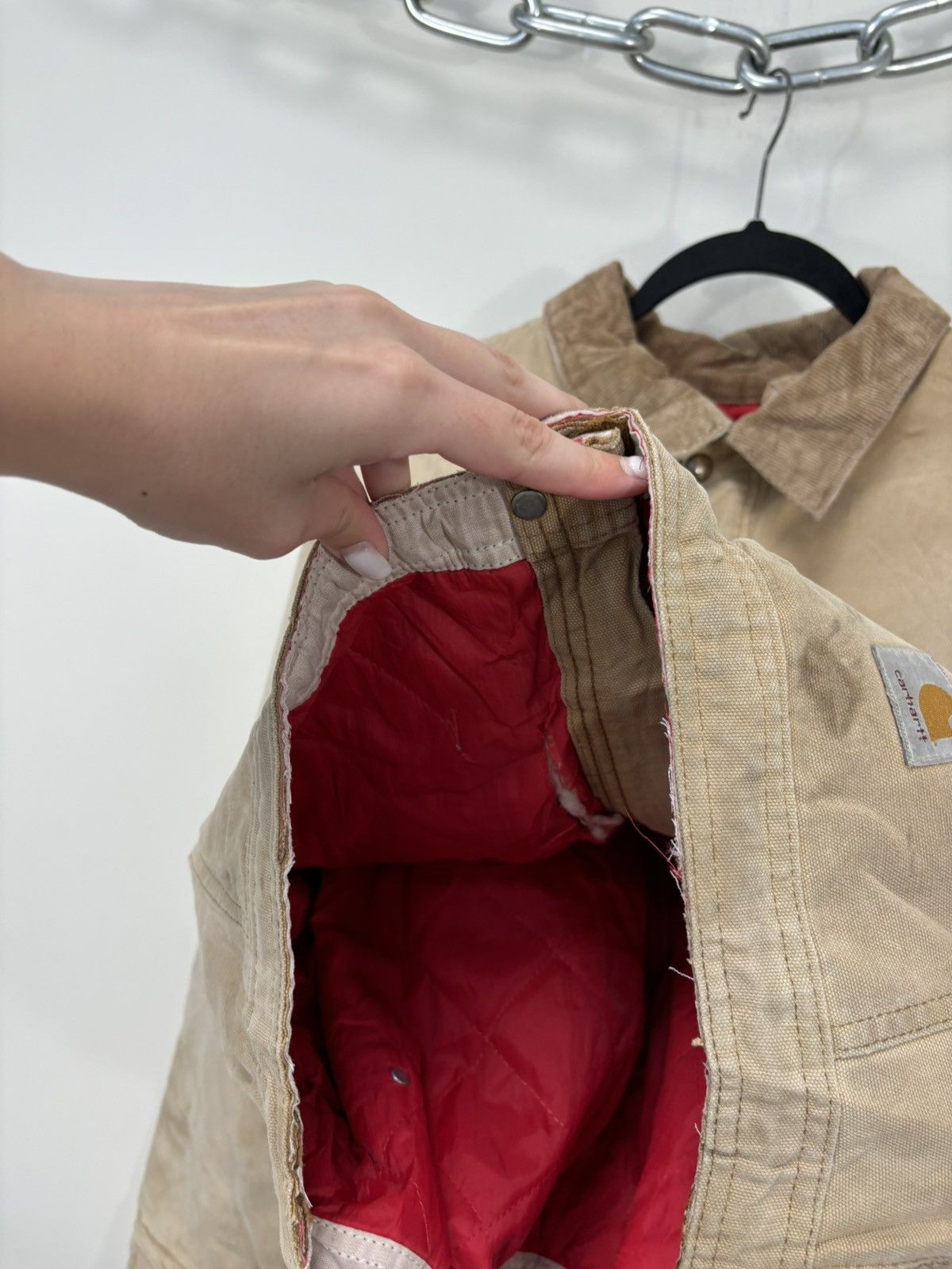 Carhartt Vintage Carhartt Y2K Workwear Faded Hype Boxy Cropped Jacket Size US L / EU 52-54 / 3 - 14 Thumbnail