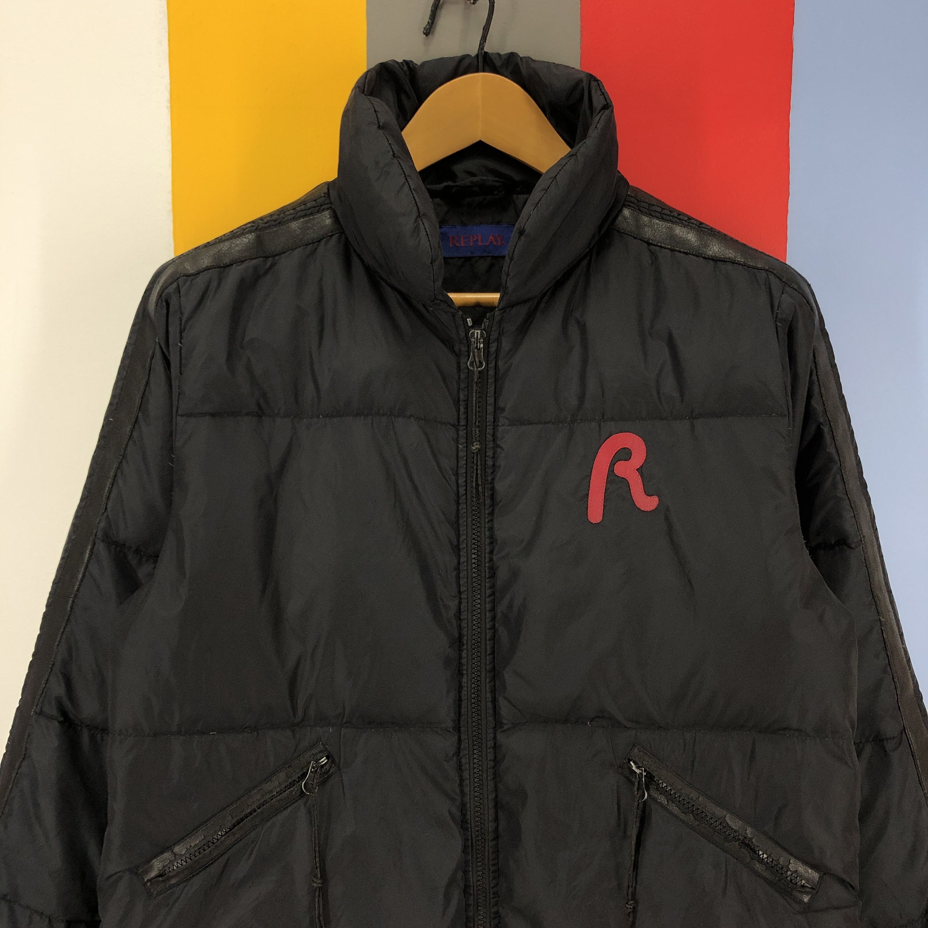 Replay REPLAY Puffer Jacket Big Spellout #0995/AI Size US L / EU 52-54 / 3 - 5 Thumbnail