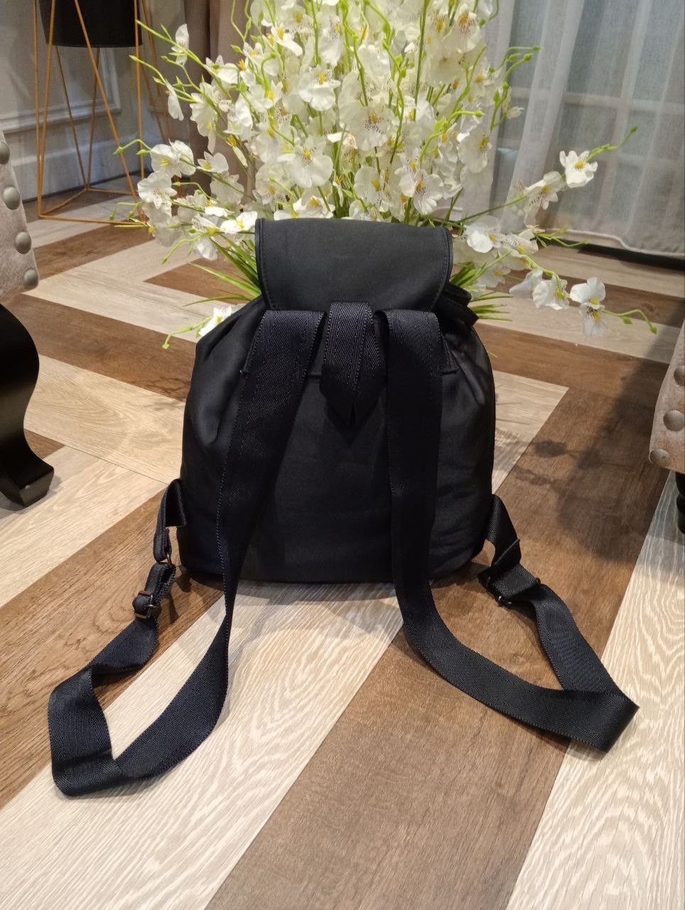 Yohji Yamamoto YOHJI YAMAMOTO Y'SACCS POUR HOMME BLACK BACKPACK Size ONE SIZE - 5 Thumbnail