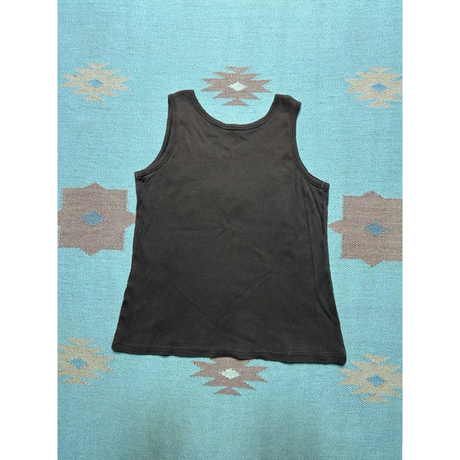 Big Dogs VINTAGE Big Dogs T-Shirt Woman Embroidered Flowers Ribbed Tank Top M Brown Size M / US 6-8 / IT 42-44 - 7 Thumbnail