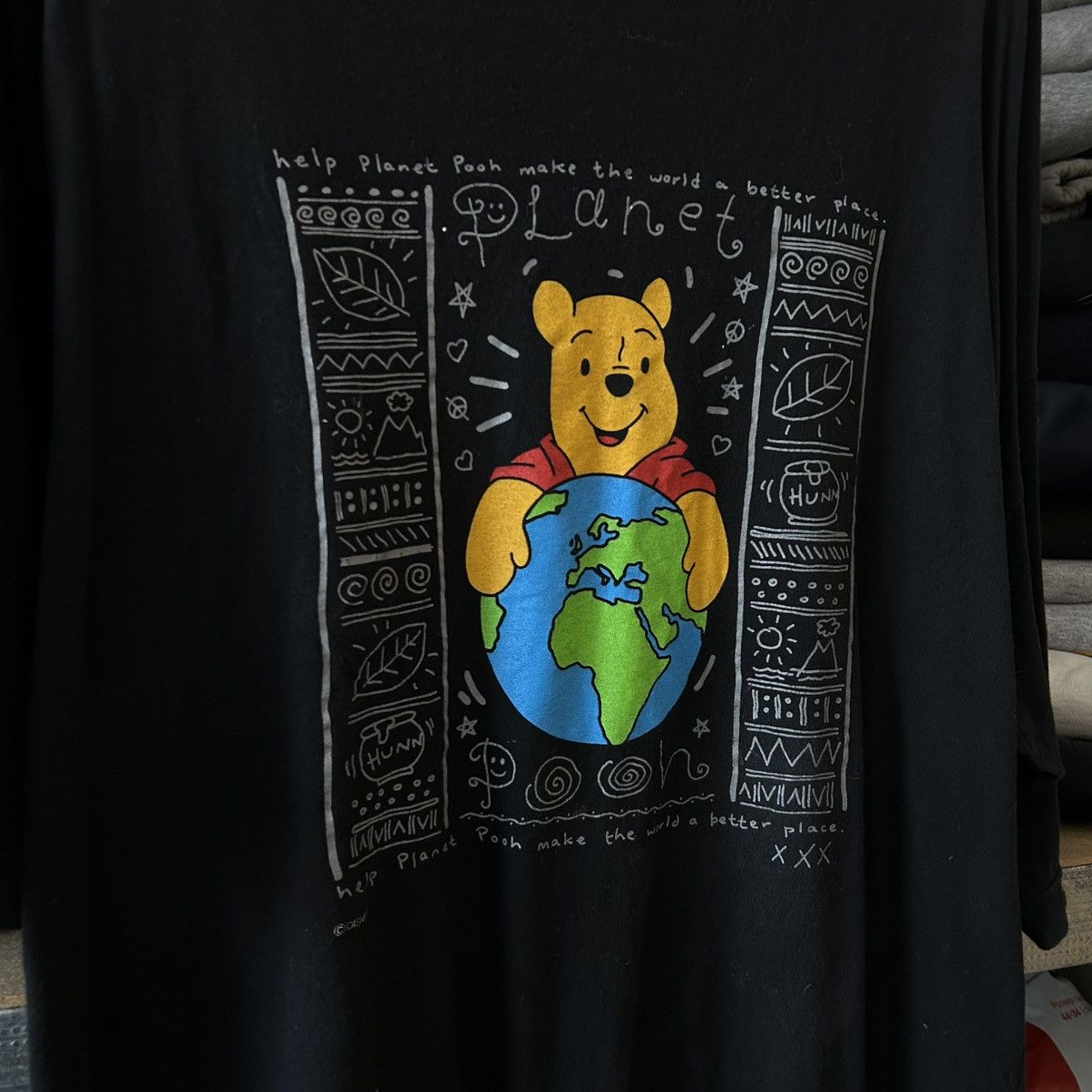 Disney Vintage Disney Winnie Pooh 1990’s black cartoon tee size XL Size US XL / EU 56 / 4 - 2 Thumbnail